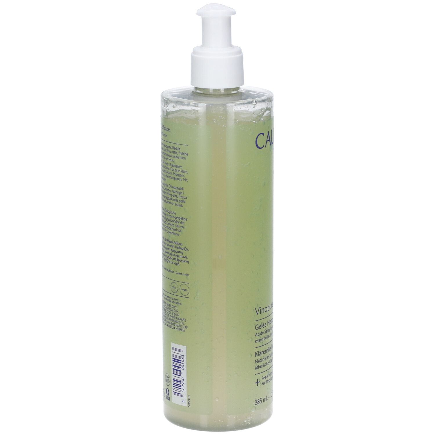 Caudalie Vinopure Gel Detergente Purificante all'Acido Salicilico 385 ml