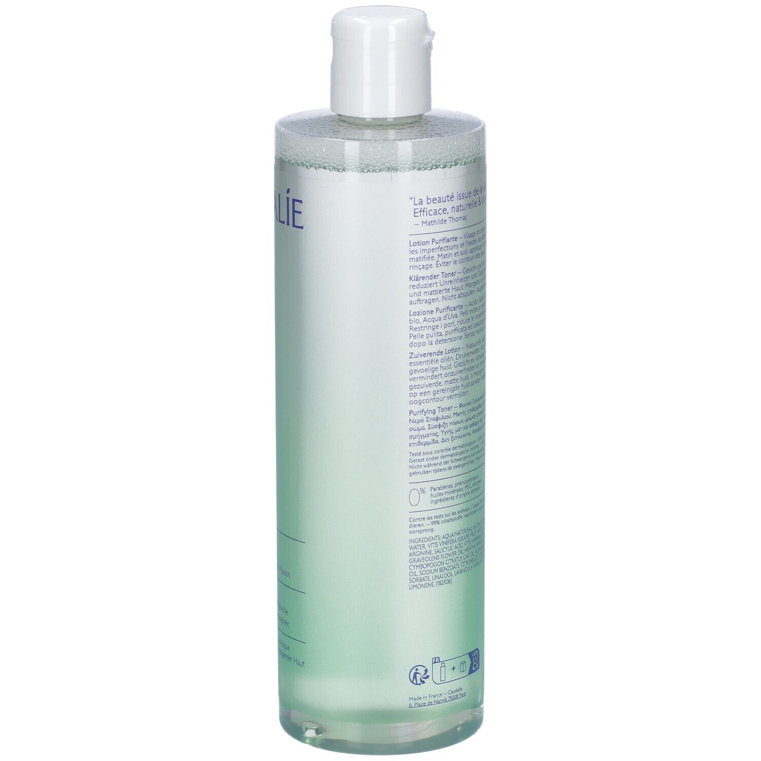 Caudalie Vinopure Lozione Purificante all'Acido Salicilico 400 ml