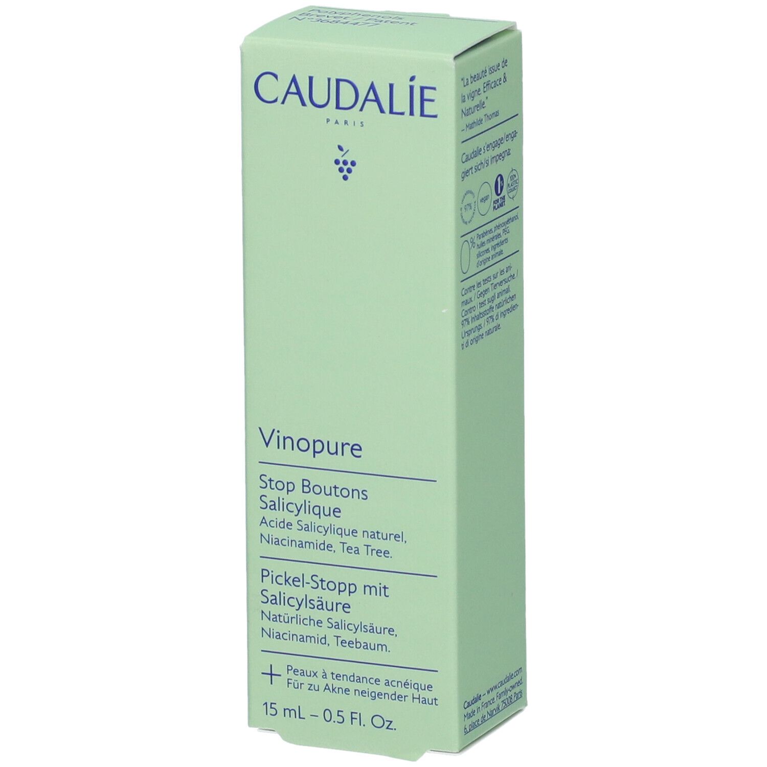 Caudalie Vinopure Soluzione Salicilica Stop Brufoli