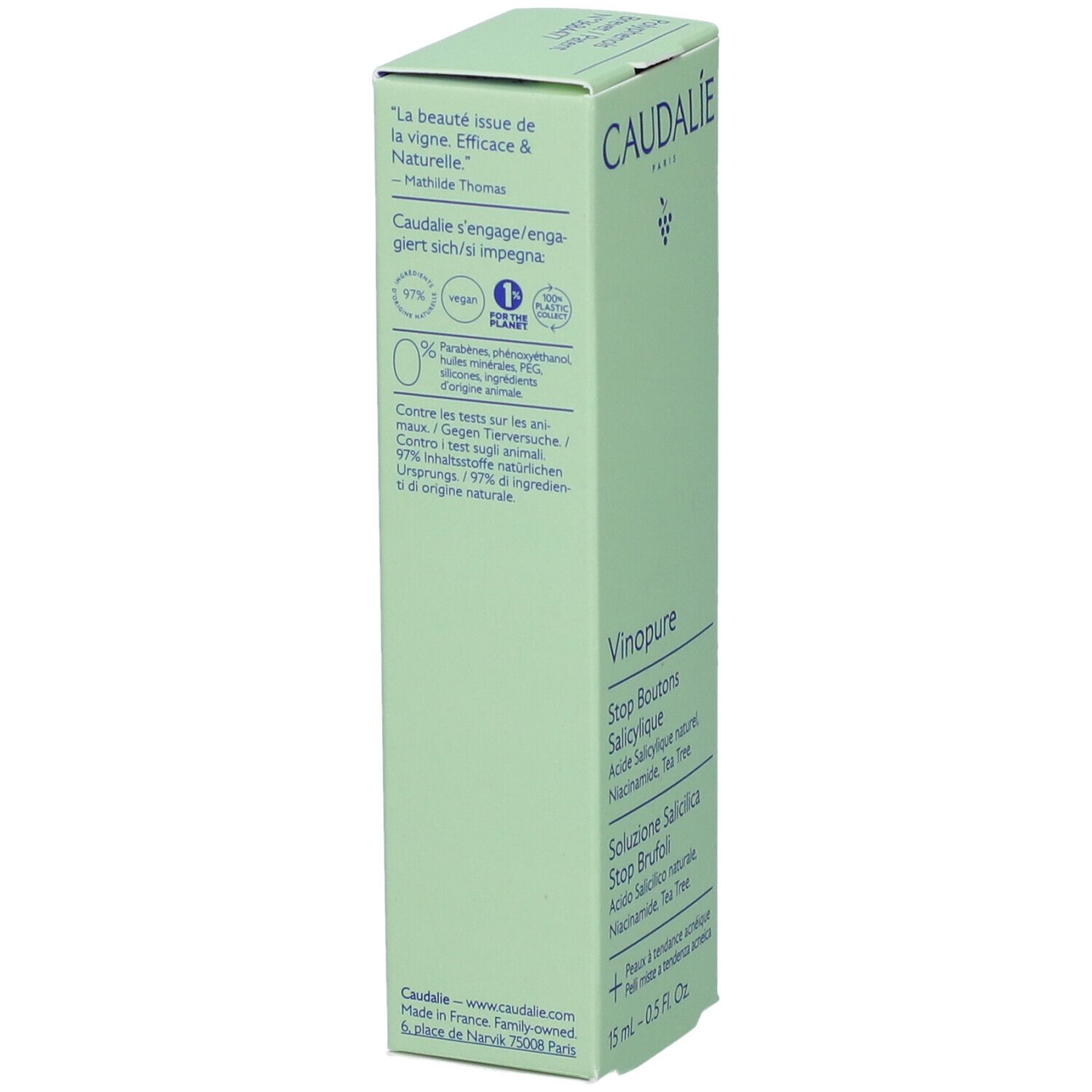 Caudalie Vinopure Soluzione Salicilica Stop Brufoli