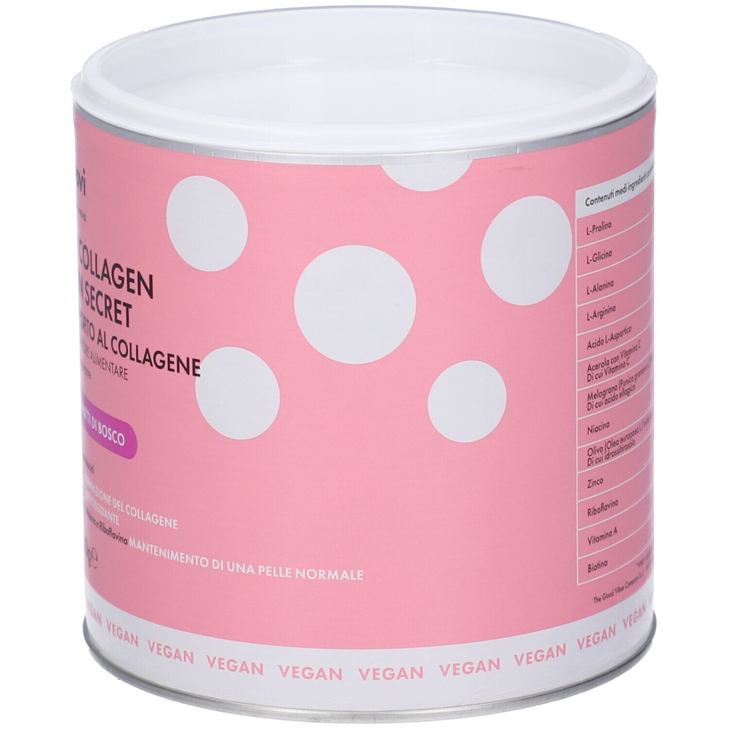 Goovi My Collagen Skin Secret Polvere Gusto Frutti di Bosco