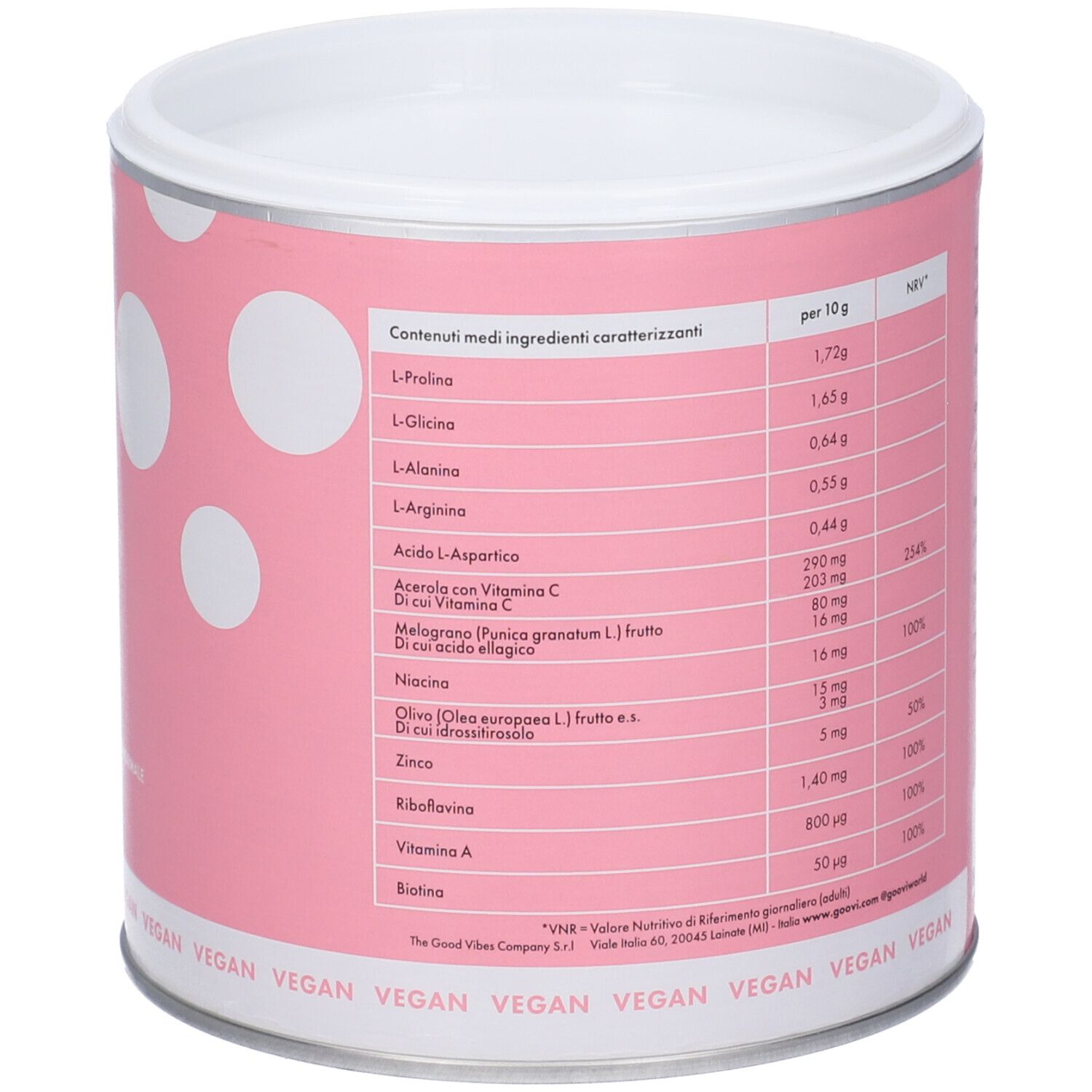 Goovi My Collagen Skin Secret Polvere Gusto Frutti di Bosco