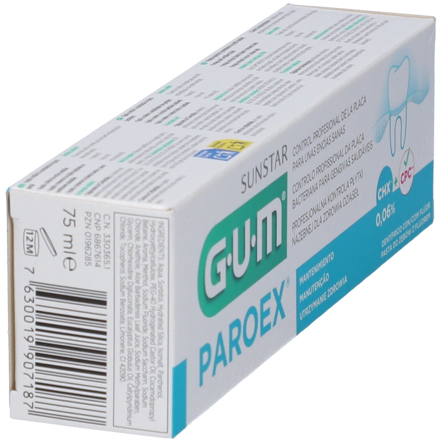 GUM Paroex Dentifricio CHX 0,06%