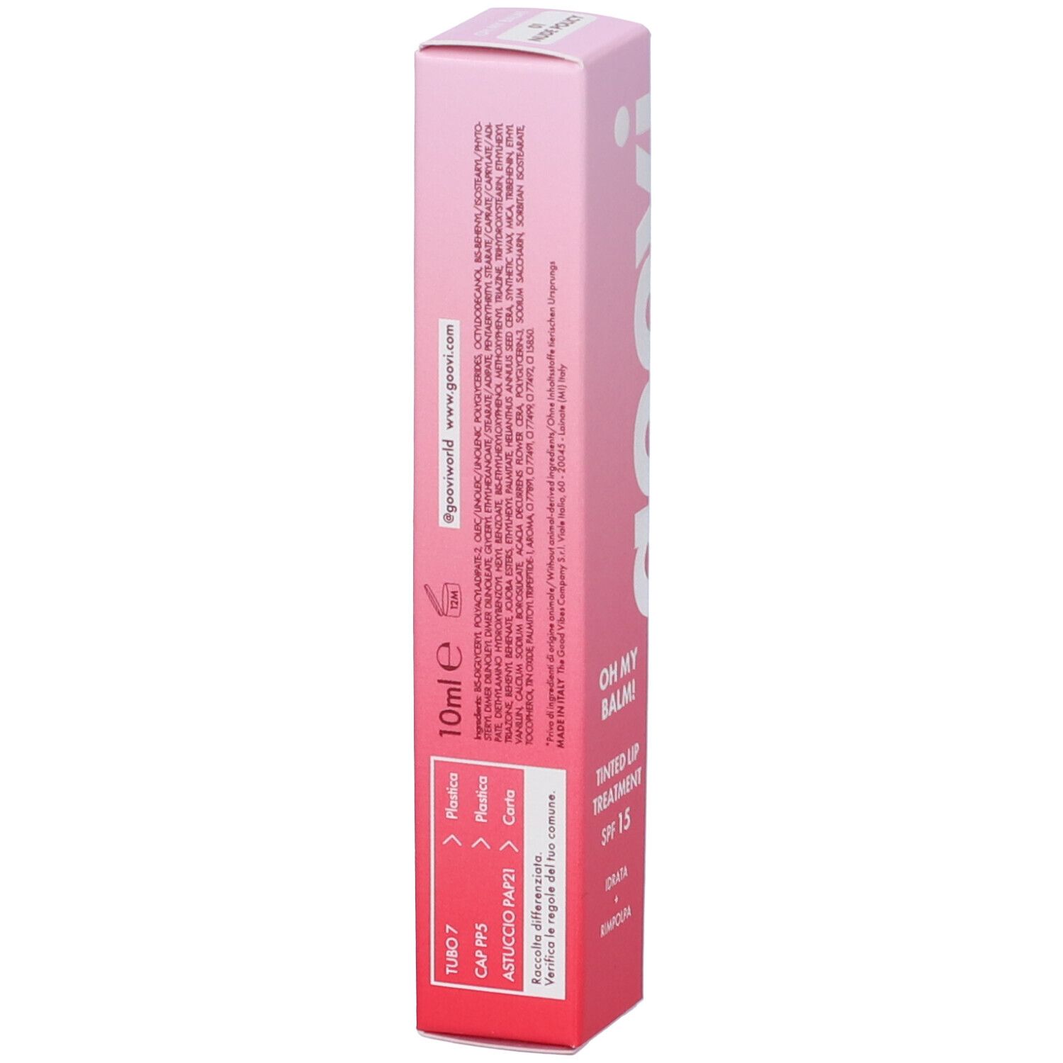 Goovi Tinted Lip Treatment 01 Nude Policy