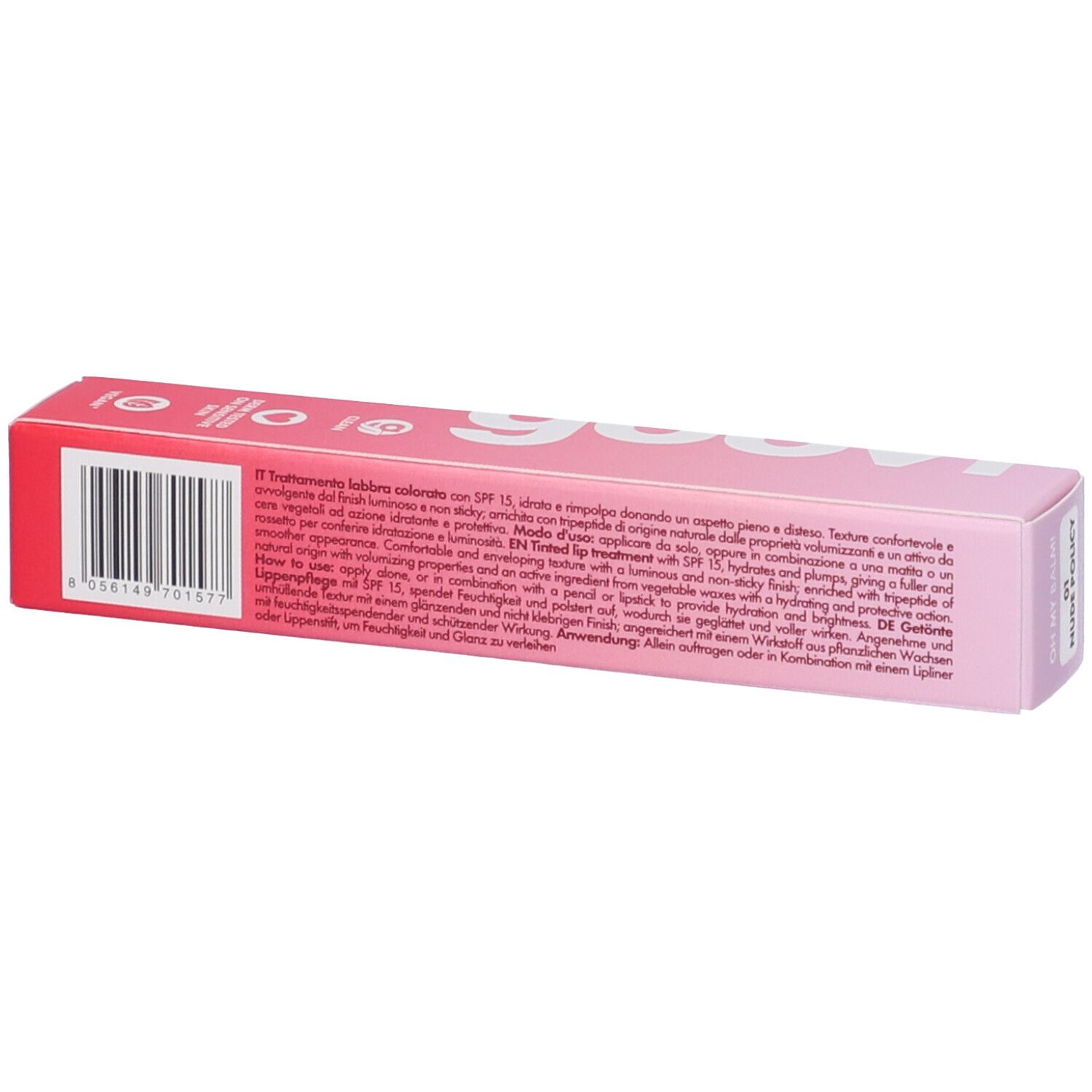 Goovi Tinted Lip Treatment 01 Nude Policy