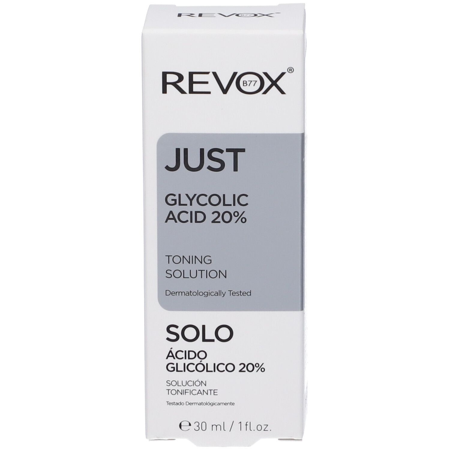 Revox B77 Just Soluzione Tonificante Viso Acido Glicolico20%