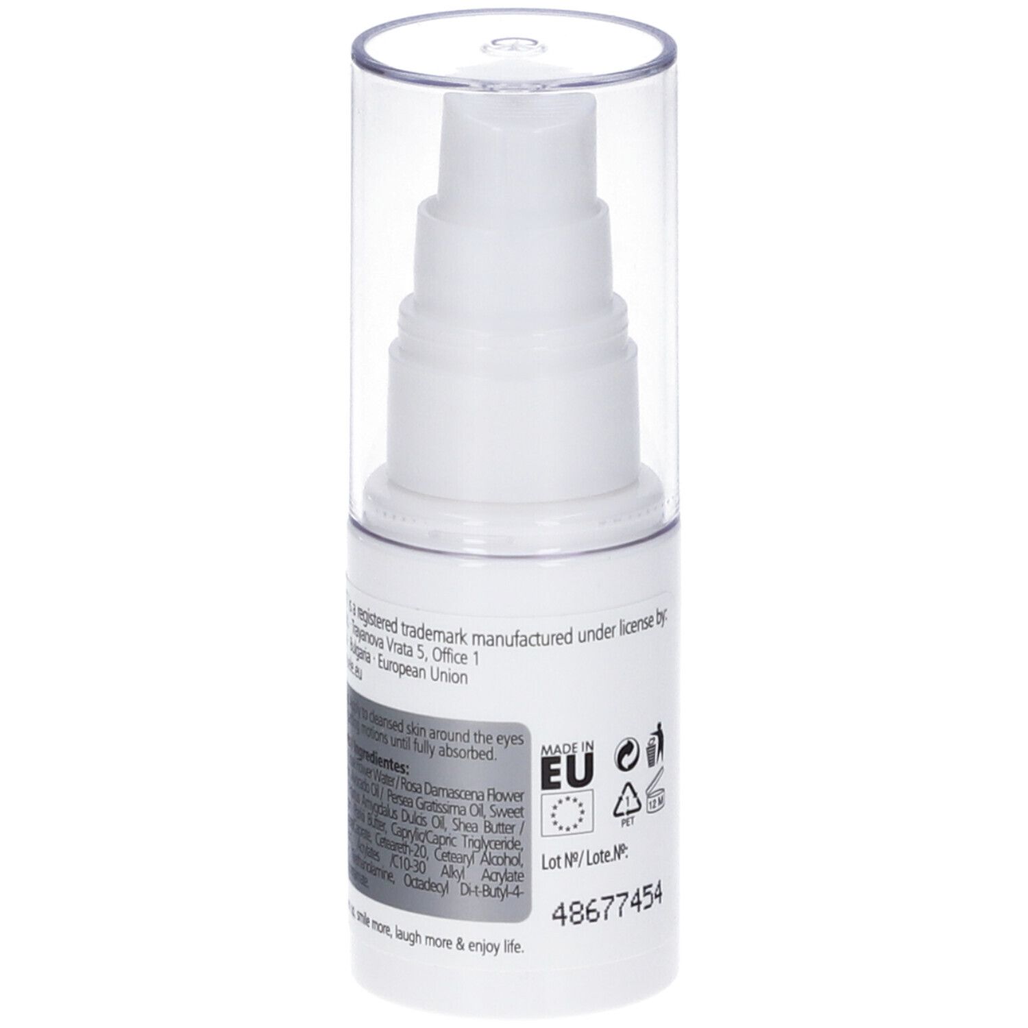 Revox B77 Just Fluido Contorno Occhi all'acqua di Rose e all'olio di Avocado