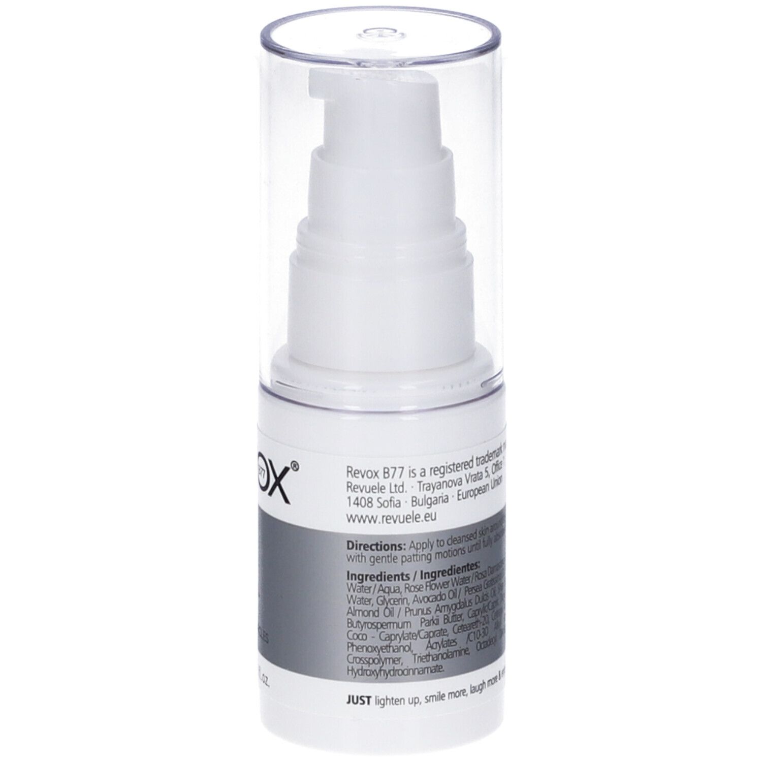 Revox B77 Just Fluido Contorno Occhi all'acqua di Rose e all'olio di Avocado