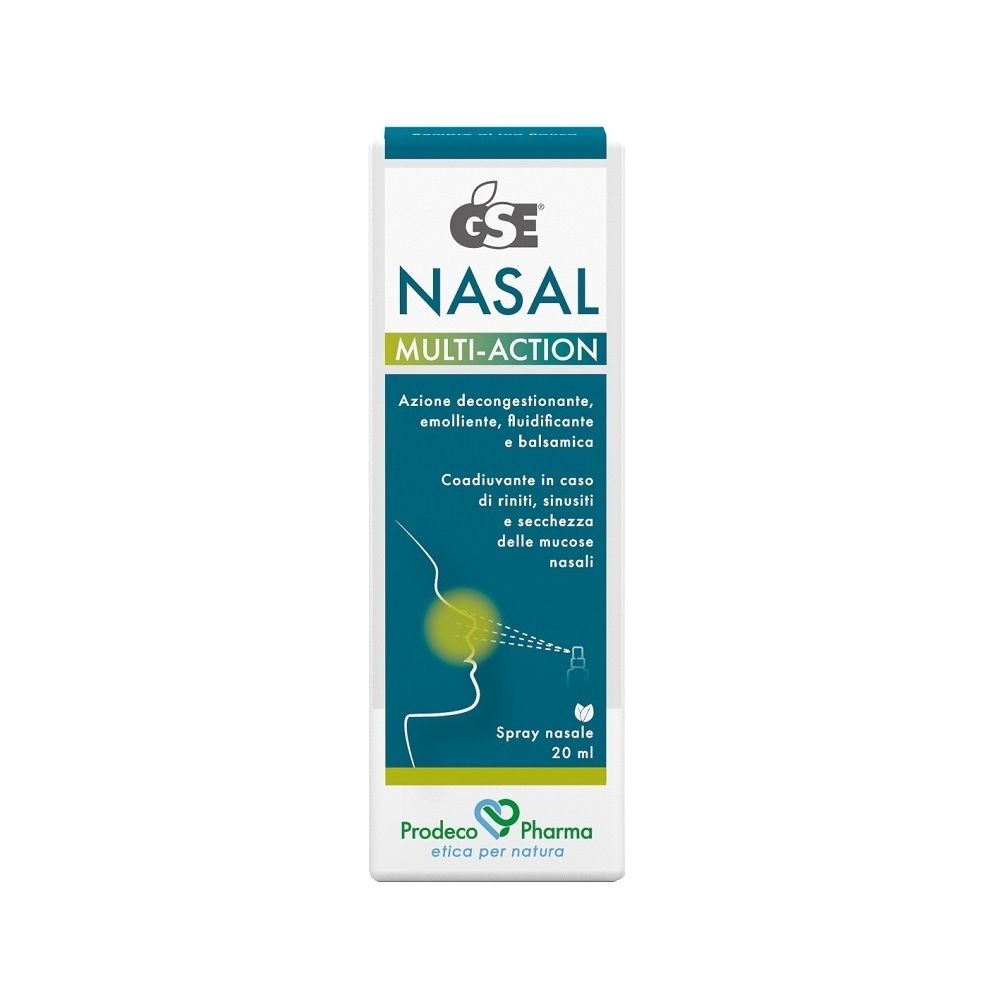 GSE Nasal Multi-Action Spray +  GSE ORAL TABS RAPID AGRUMI 12 COMPRESSE MASTICABILI GRATIS