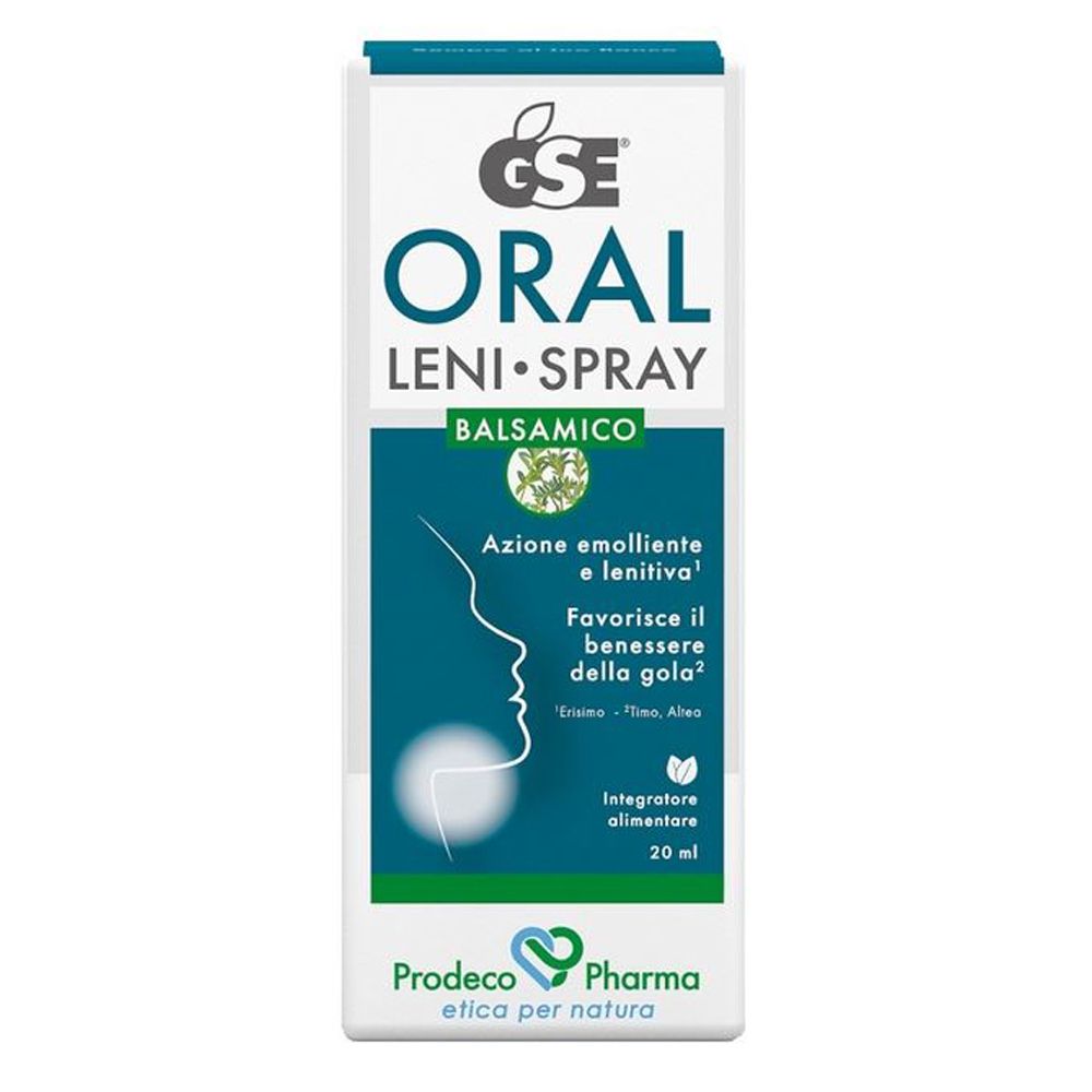 GSE Oral Leni-Spray Balsamico Lenitivo +  GSE ORAL TABS RAPID AGRUMI 12 COMPRESSE MASTICABILI GRATIS