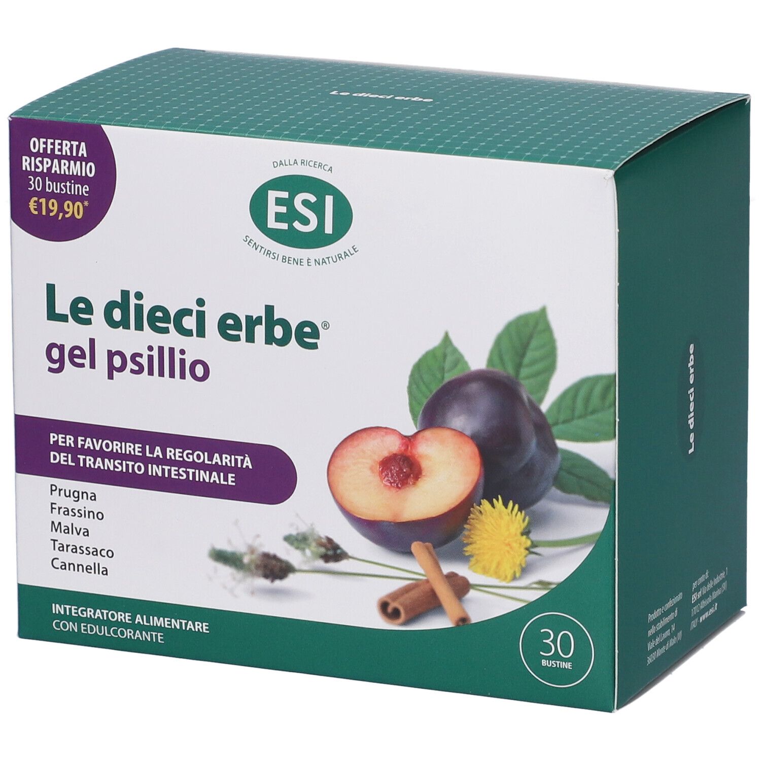 ESI Le Dieci Erbe Gel Psillio Bustine