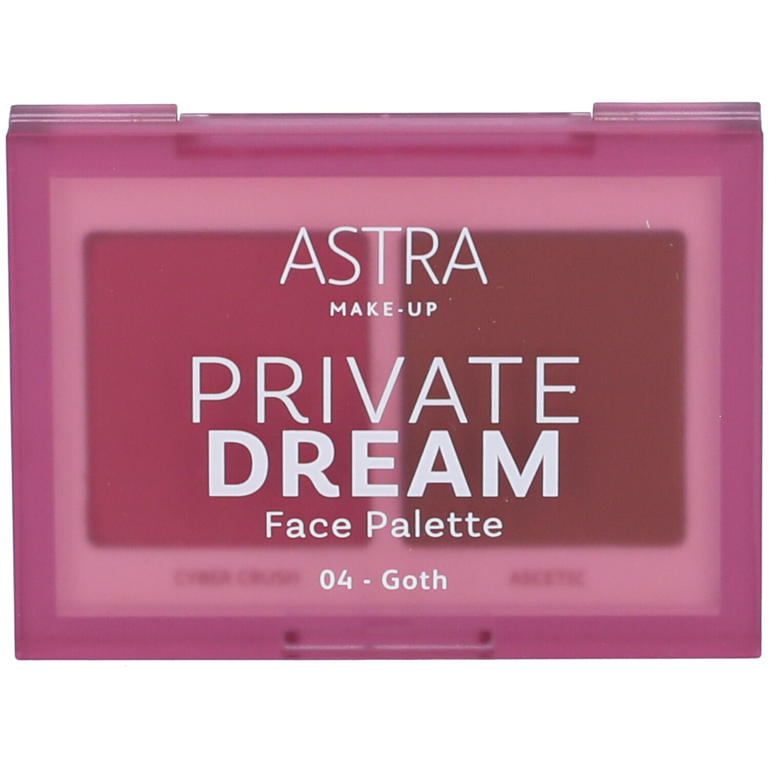 Astra Make-Up Private Dream Face Palette Blush + Bronzer Tonalità 04 Goth