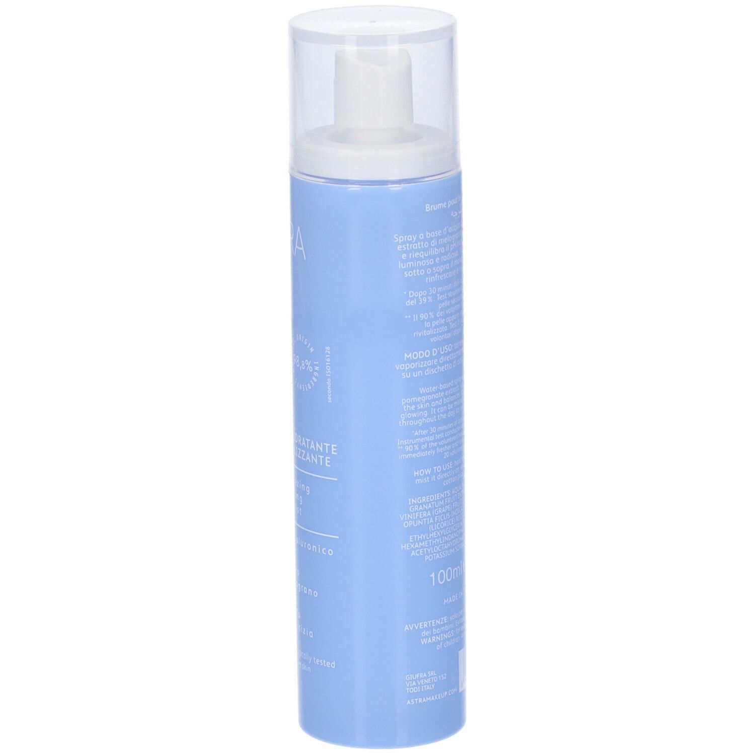 Astra Skin Face Mist Spray Idratante Rivitalizzante Viso