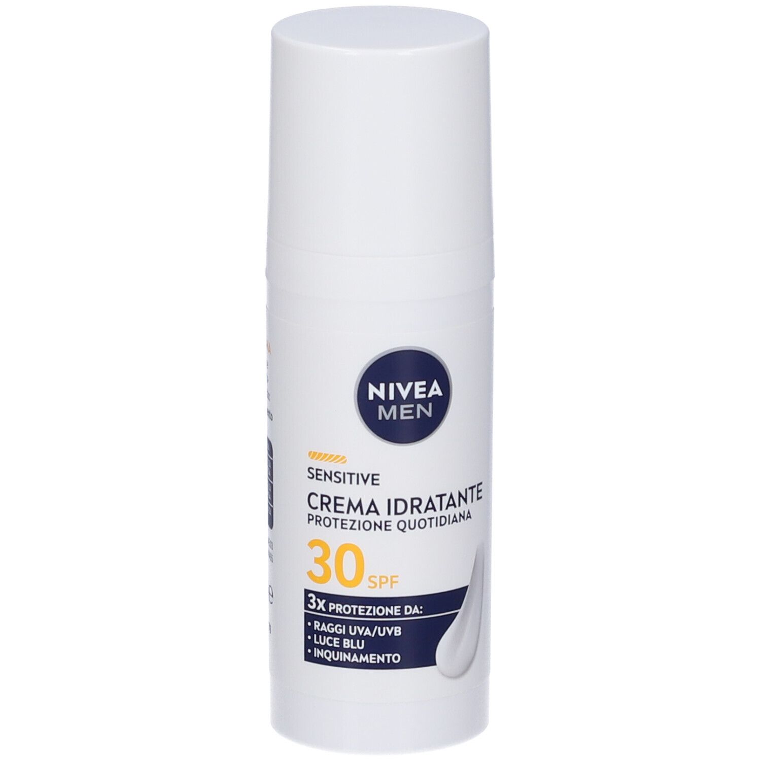 Nivea Men Sensitive Crema Viso Uomo Idratante Protezione Quotidiana SPF 30 50 ml per pelli sensibili