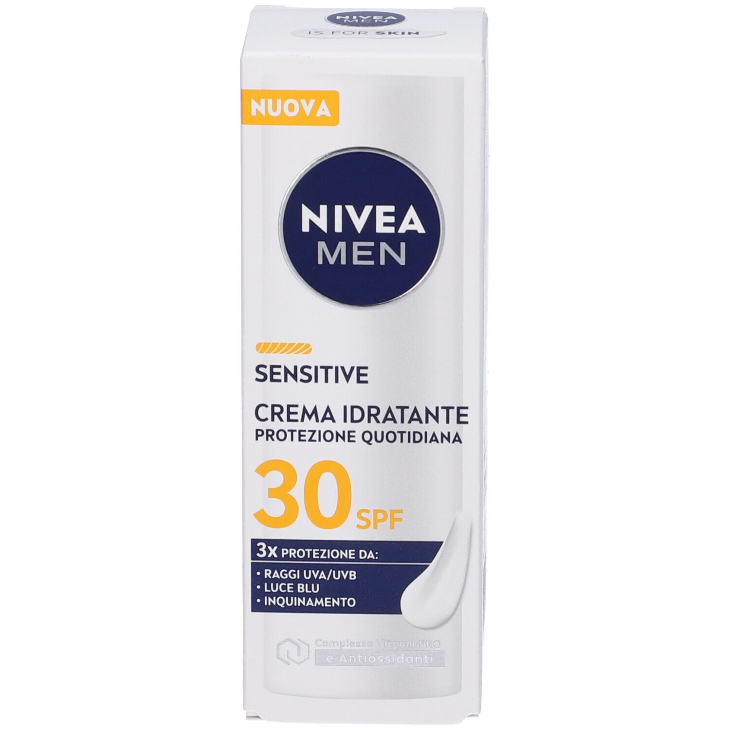 Nivea Men Sensitive Crema Viso Uomo Idratante Protezione Quotidiana SPF 30 50 ml per pelli sensibili