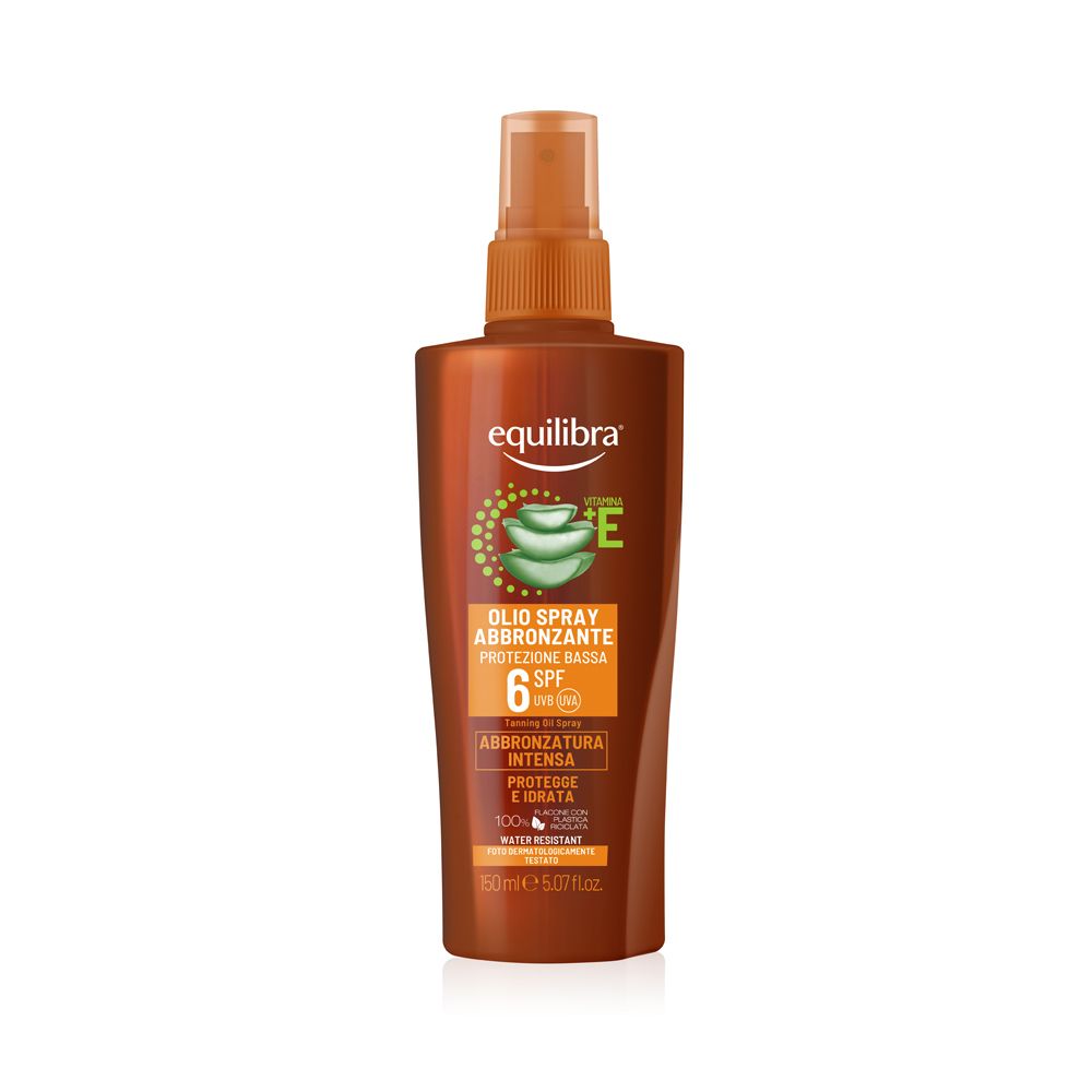 Equilibra Olio Spray Abbronzante SPF6