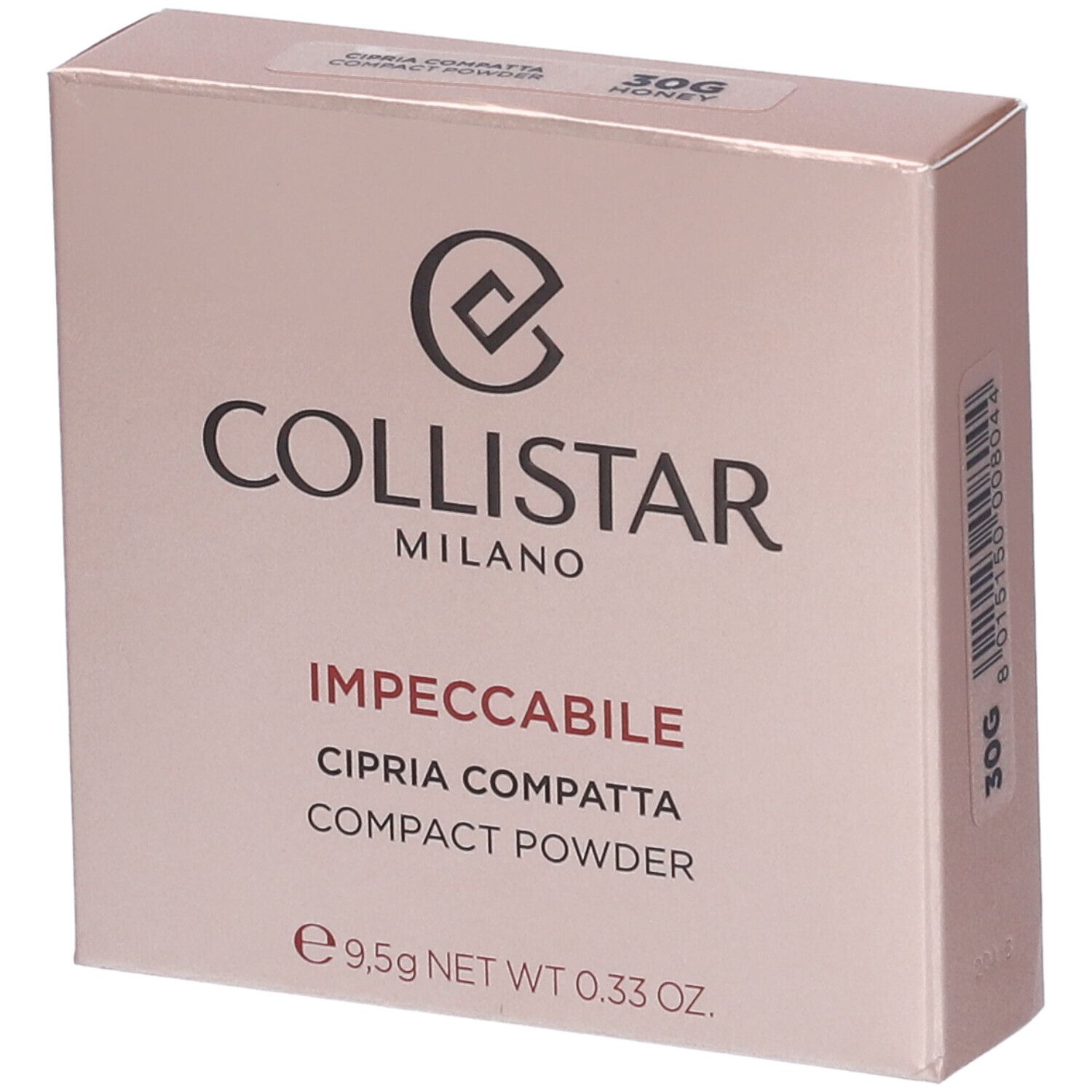 Collistar Cipria Compatta Impeccabile Tonalitá 30G Honey