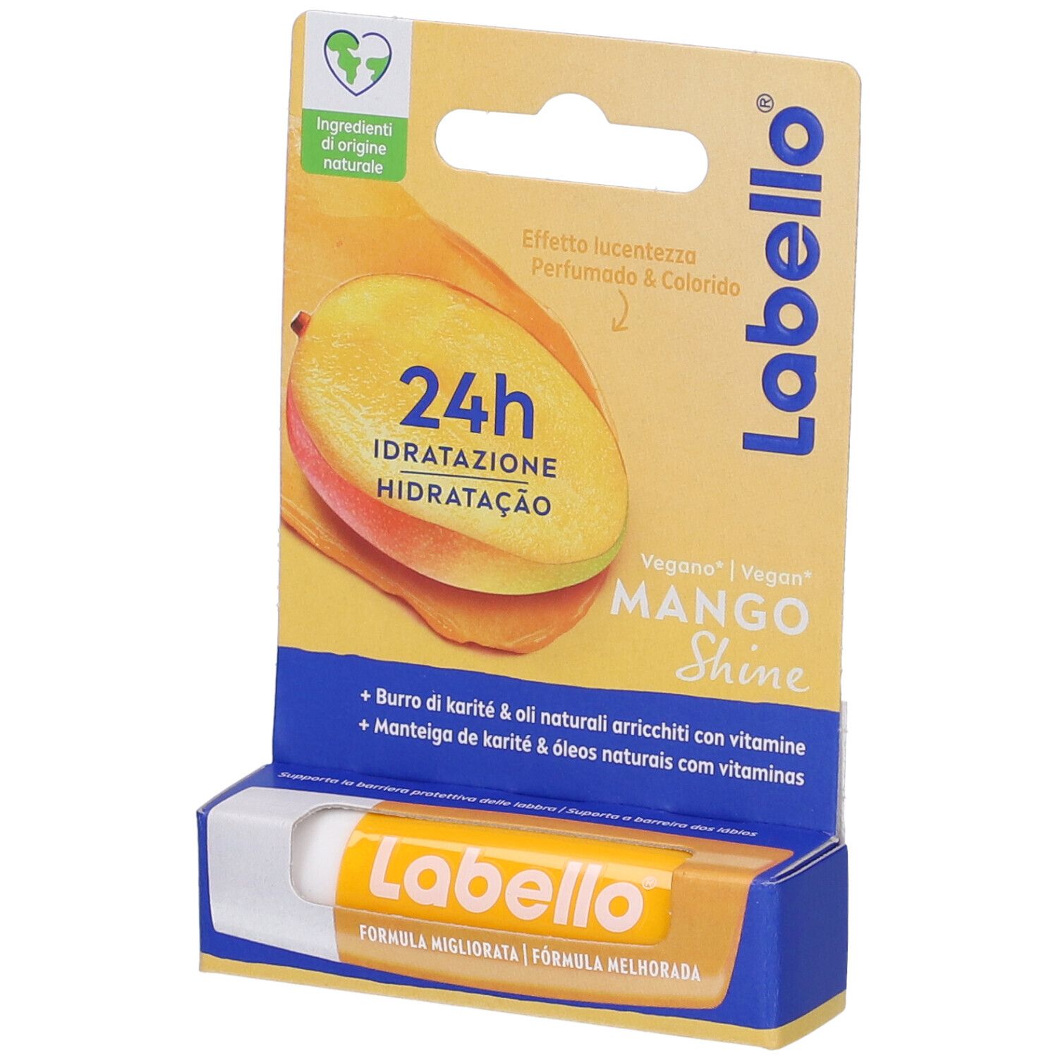 Labello Classic Care Balsamo Labbra Stick Aroma Mango