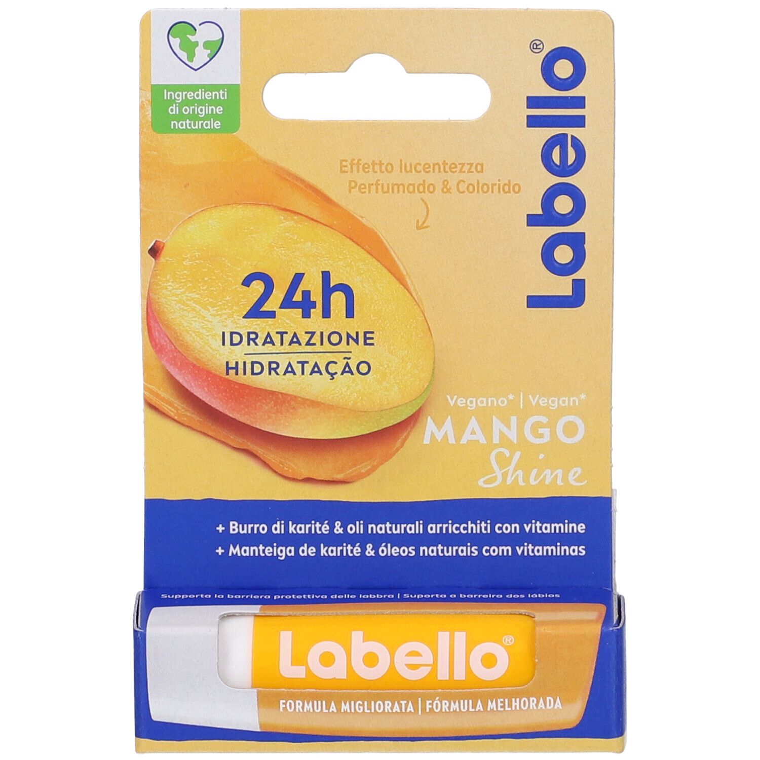 Labello Classic Care Balsamo Labbra Stick Aroma Mango