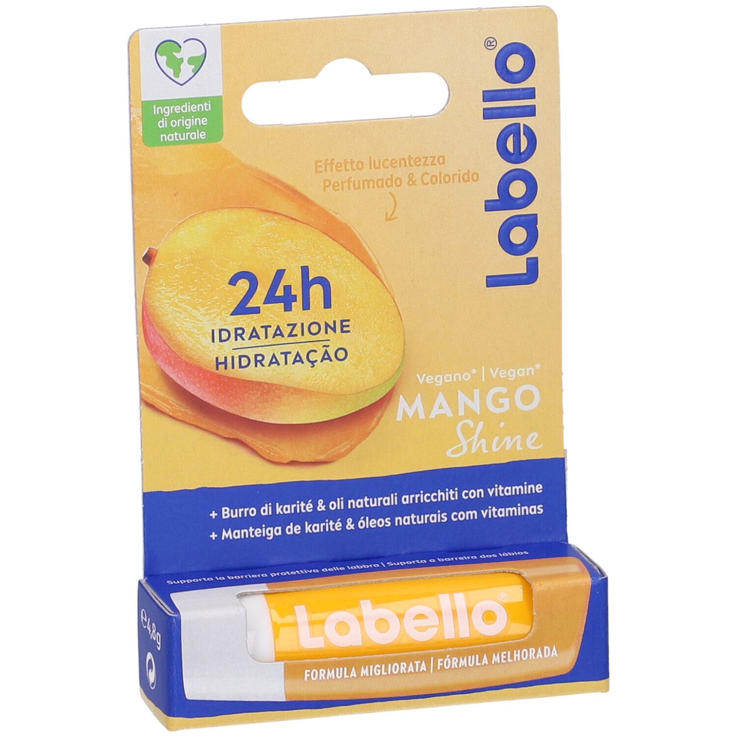 Labello Classic Care Balsamo Labbra Stick Aroma Mango