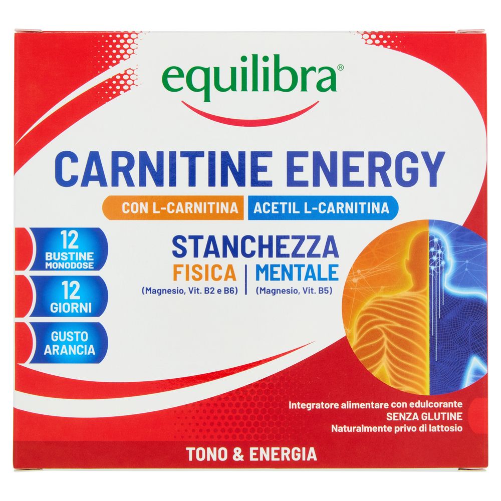 Equilibra Carnitine Energy Bustine Gusto Arancia
