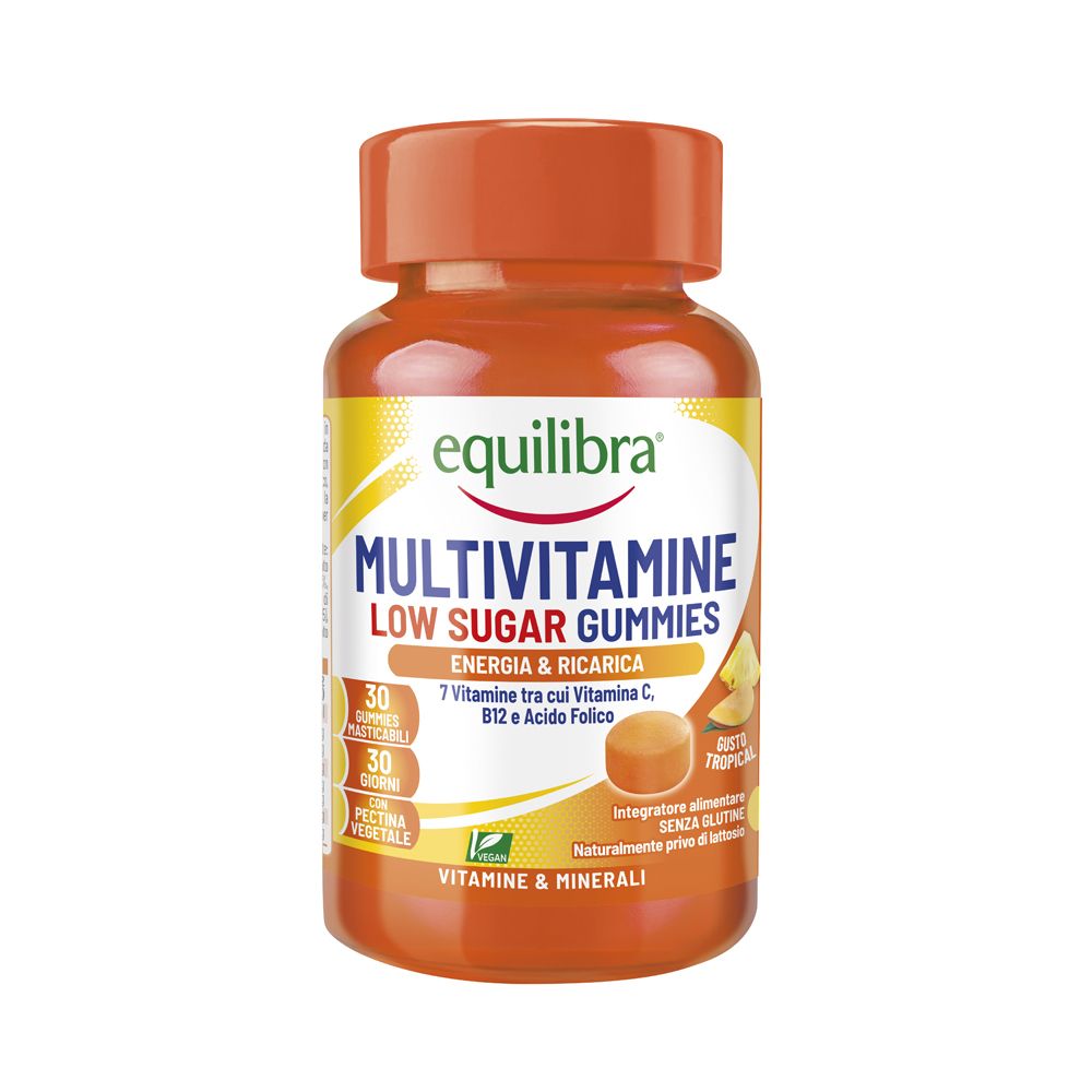 Equilibra Multivitamine Gummies Low Sugar Gusto Tropical