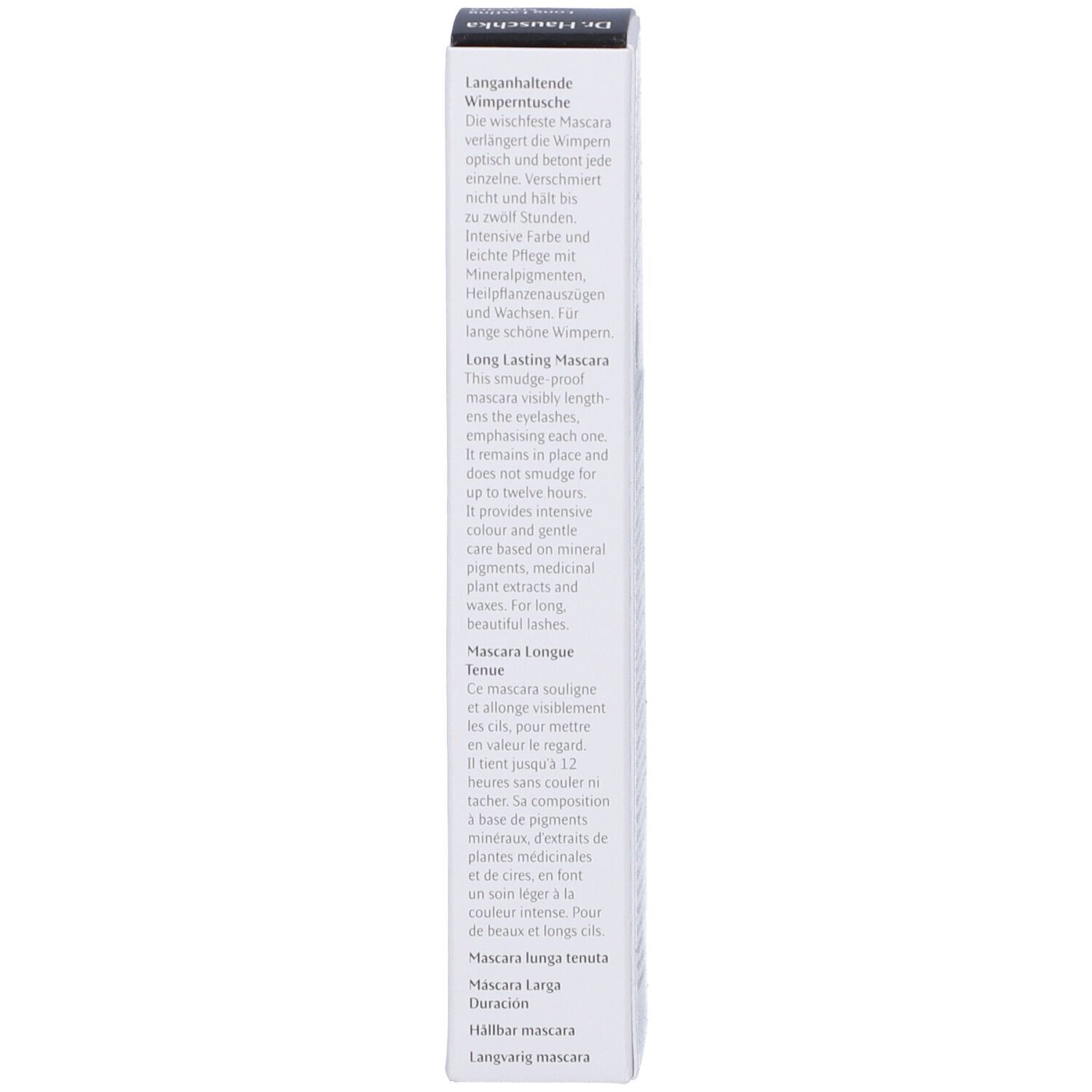 Dr. Hauschka Long Lasting Mascara Colore 01 Black