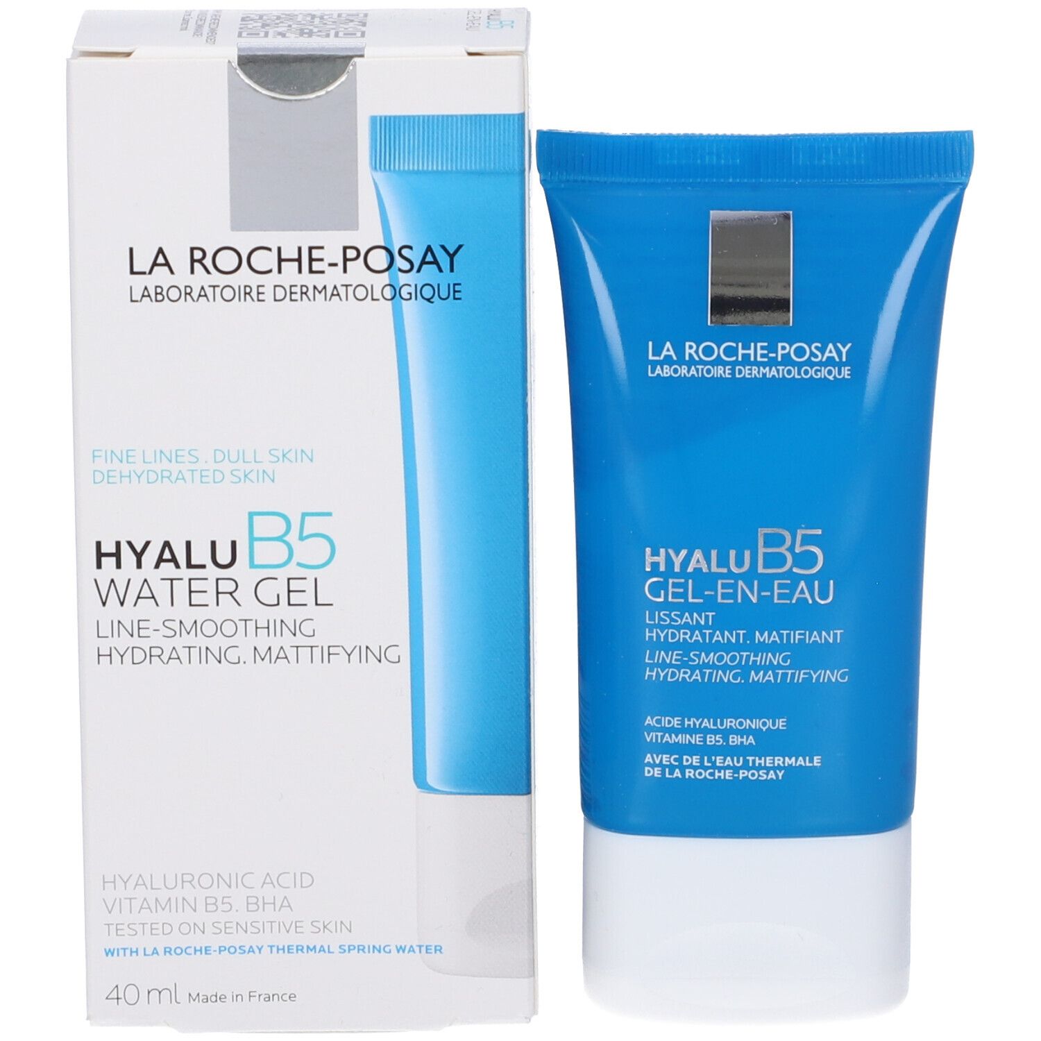 Prodotto e confezione. La Roche-Posay Hyalu B5 Water Gel. 40 ml.