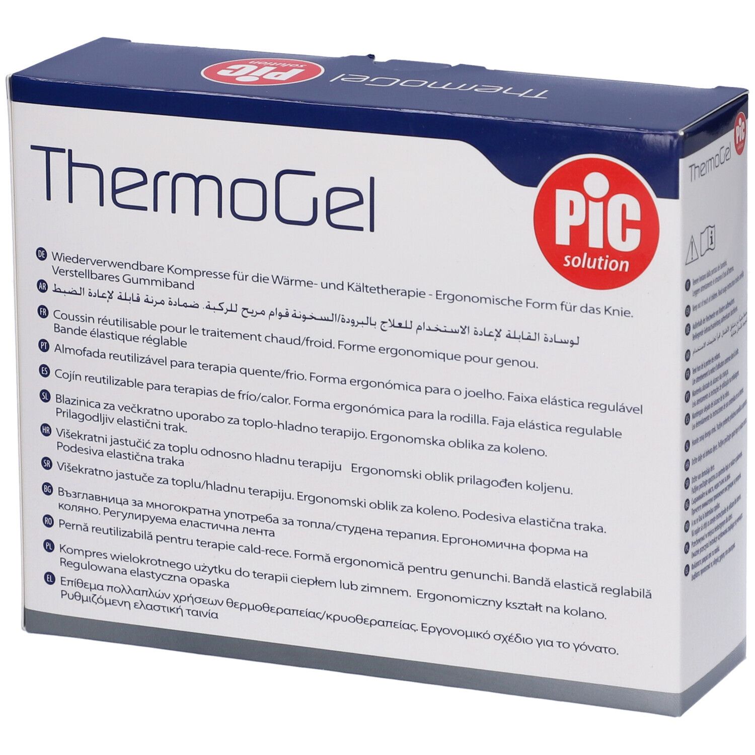 PIC ThermoGel Fascia Cuscino Termico per Ginocchio 17x30cm