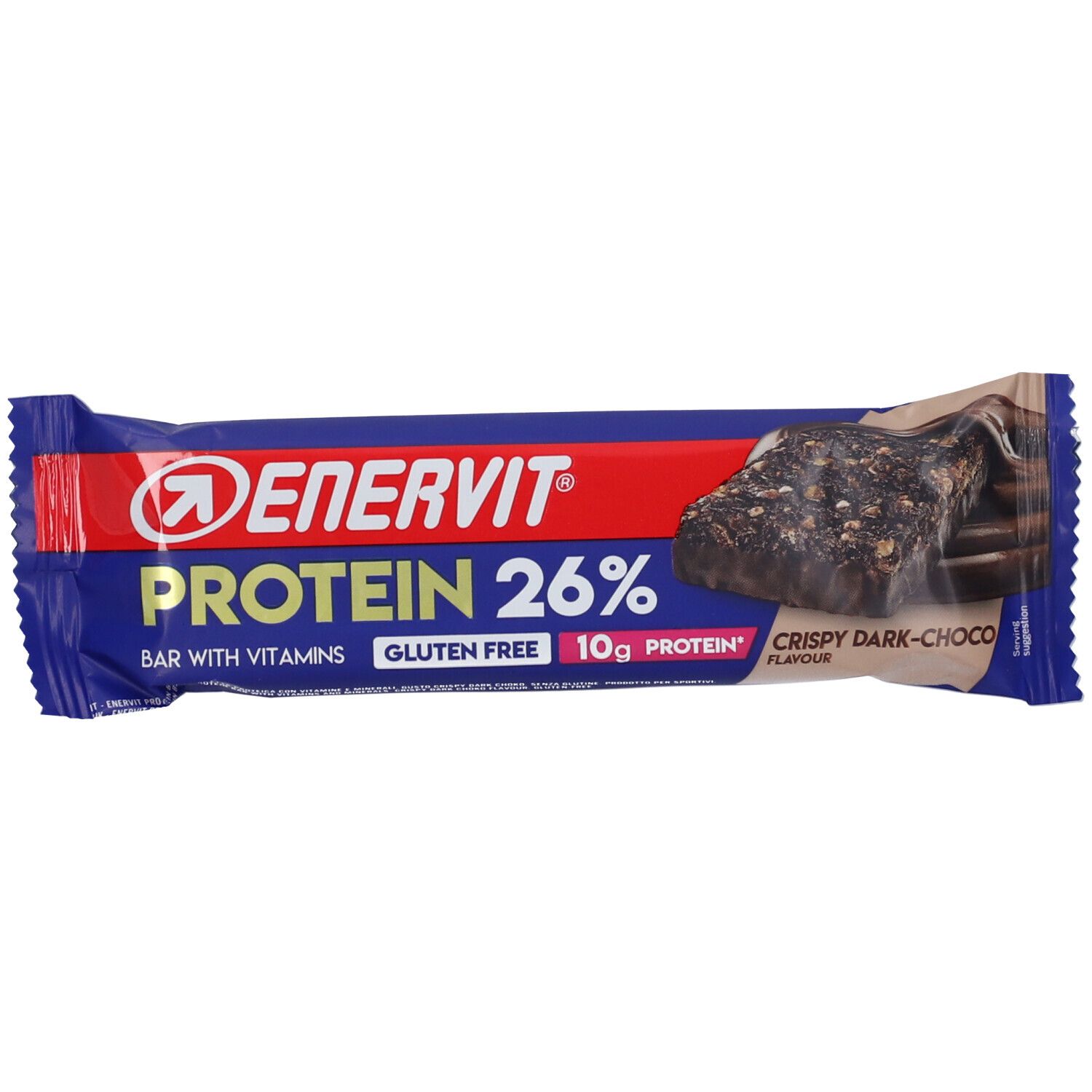 Enervit Protein Bar 26% - Crispy Dark Choco 40g