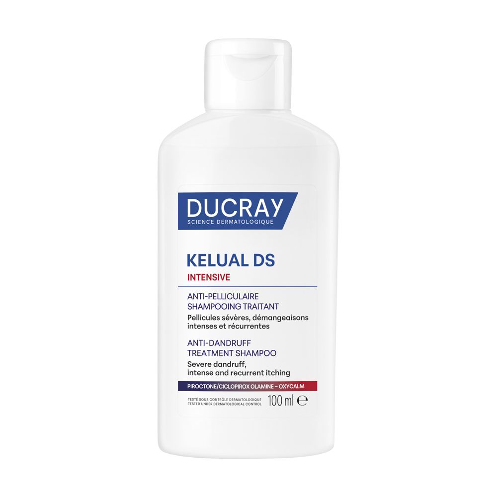 Ducray Kelual DS INTENSIVE Shampoo trattante anti-forfora, forfora severa, prurito intenso e ricorrente 100 ml