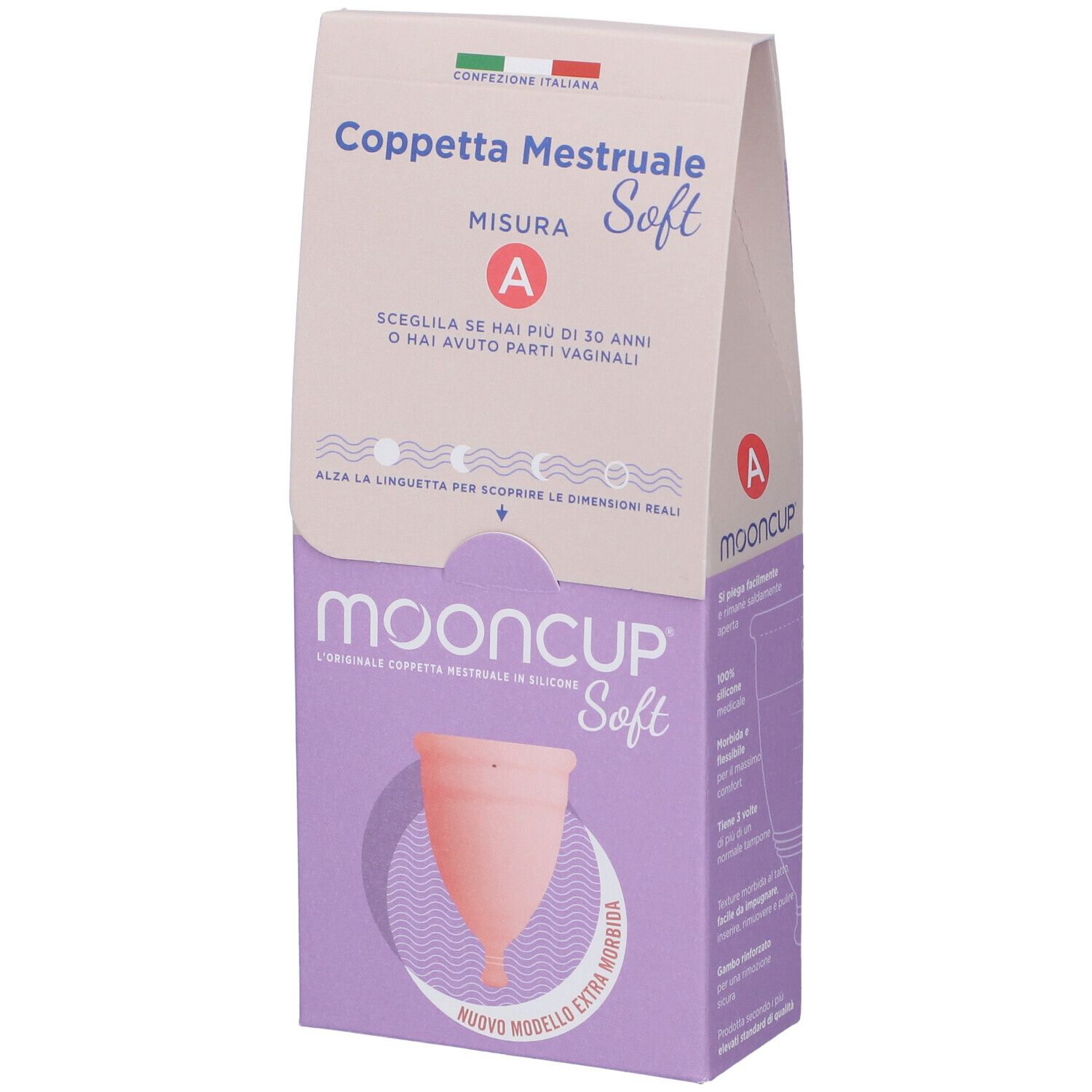 Mooncup Coppetta Mestruale Soft Rosa Taglia A