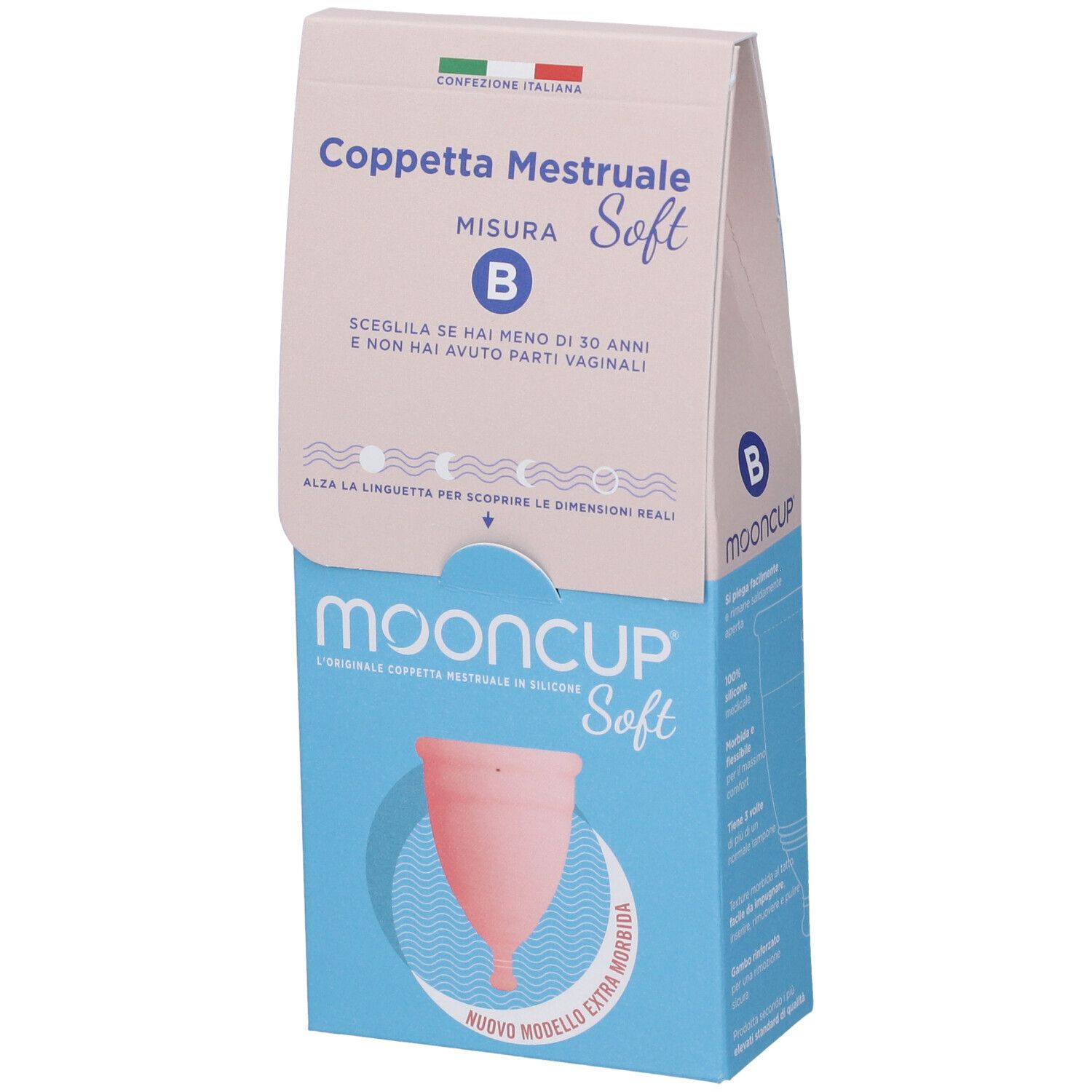 Mooncup Coppetta Mestruale Soft Rosa Taglia B