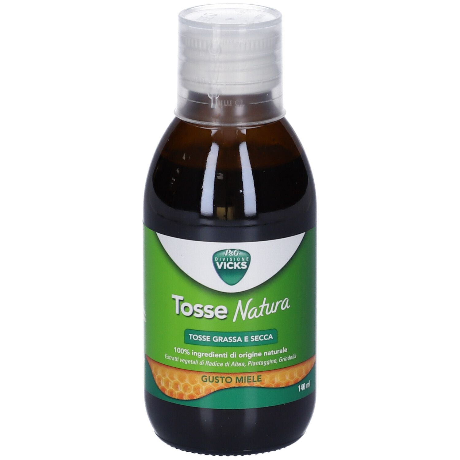 Vicks Sciroppo Tosse Natura Tosse Grassa e Secca Gusto Miele