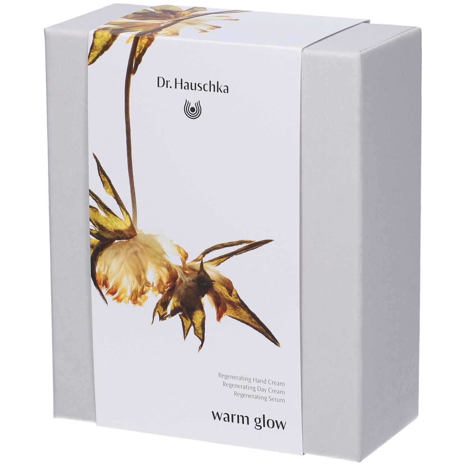 Dr Hauschka Warm Glow Rigenerante Crema Giorno + Rigenerante Siero + Rigenerante Crema Mani