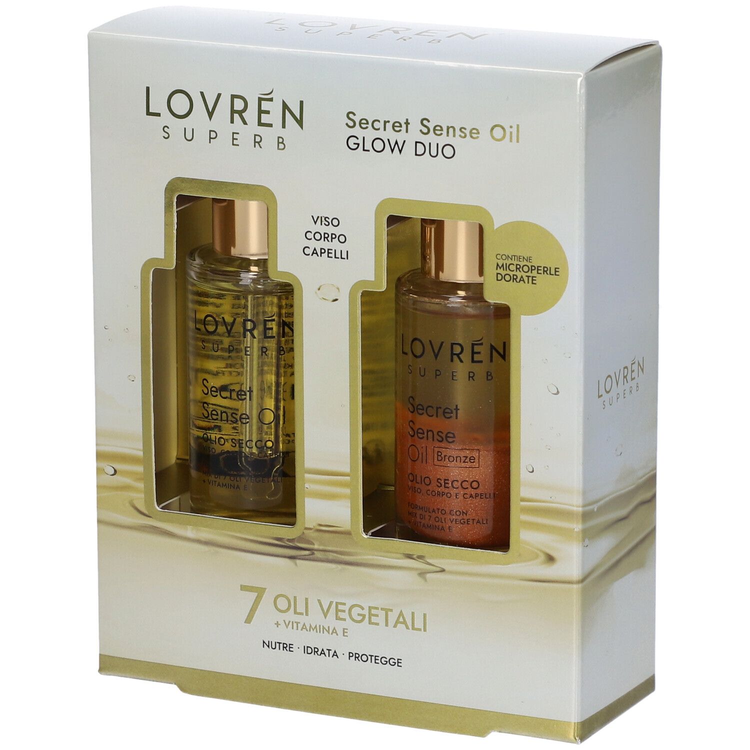 Lovrèn Superb Kit Sense Glow Duo Secret Sense Oil + Secret Sense Oil Bronze