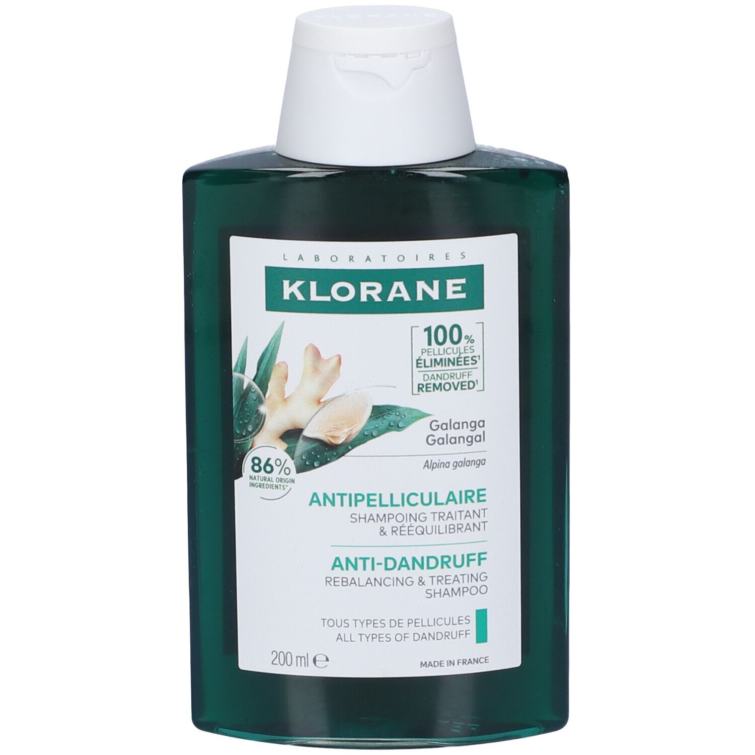 Klorane Anti-Forfora Shampoo trattante e riequilibrante alla Galanga 200 ml