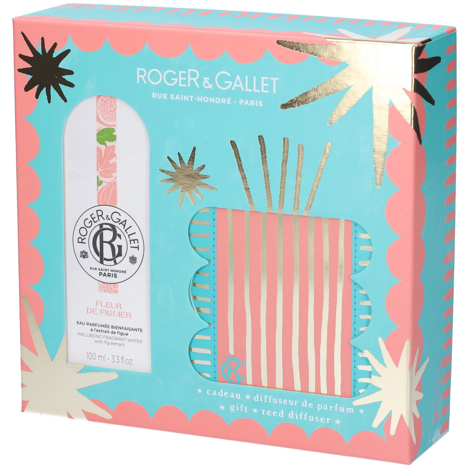 Roger & Gallet Set Regalo Fleur de Figuier Acqua Profumata + Diffusore Omaggio