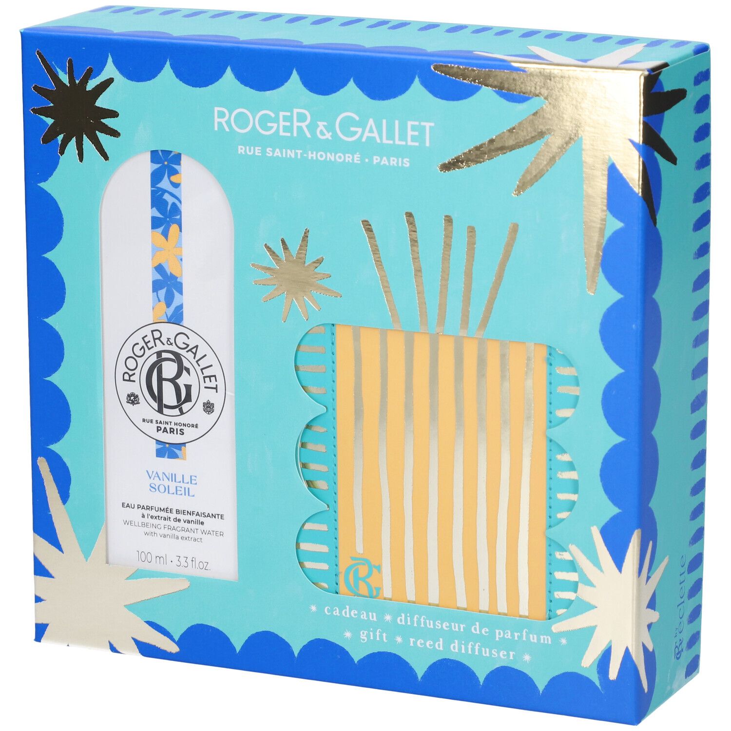 Roger & Gallet Set Regalo Vanille Soleil Acqua Profumata + Diffusore Omaggio