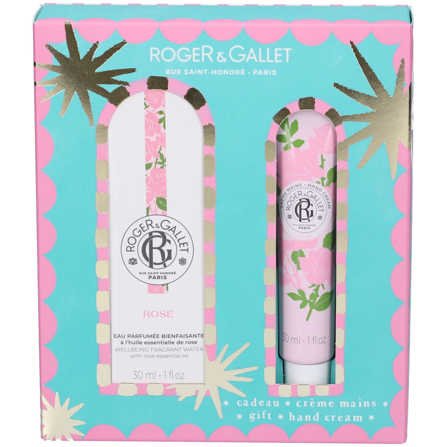 Roger&Gallet Set Natale Rose Soleil Eau De Parfum + Crema Mani