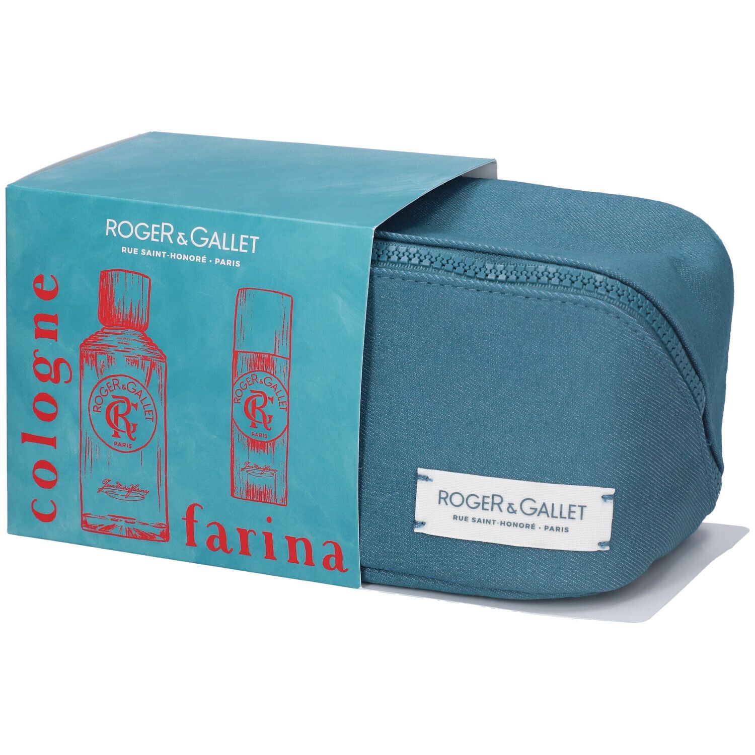 Roger&Gallet Set Natale Trousse Jean Marie Farina Eau De Cologne + Deodorant