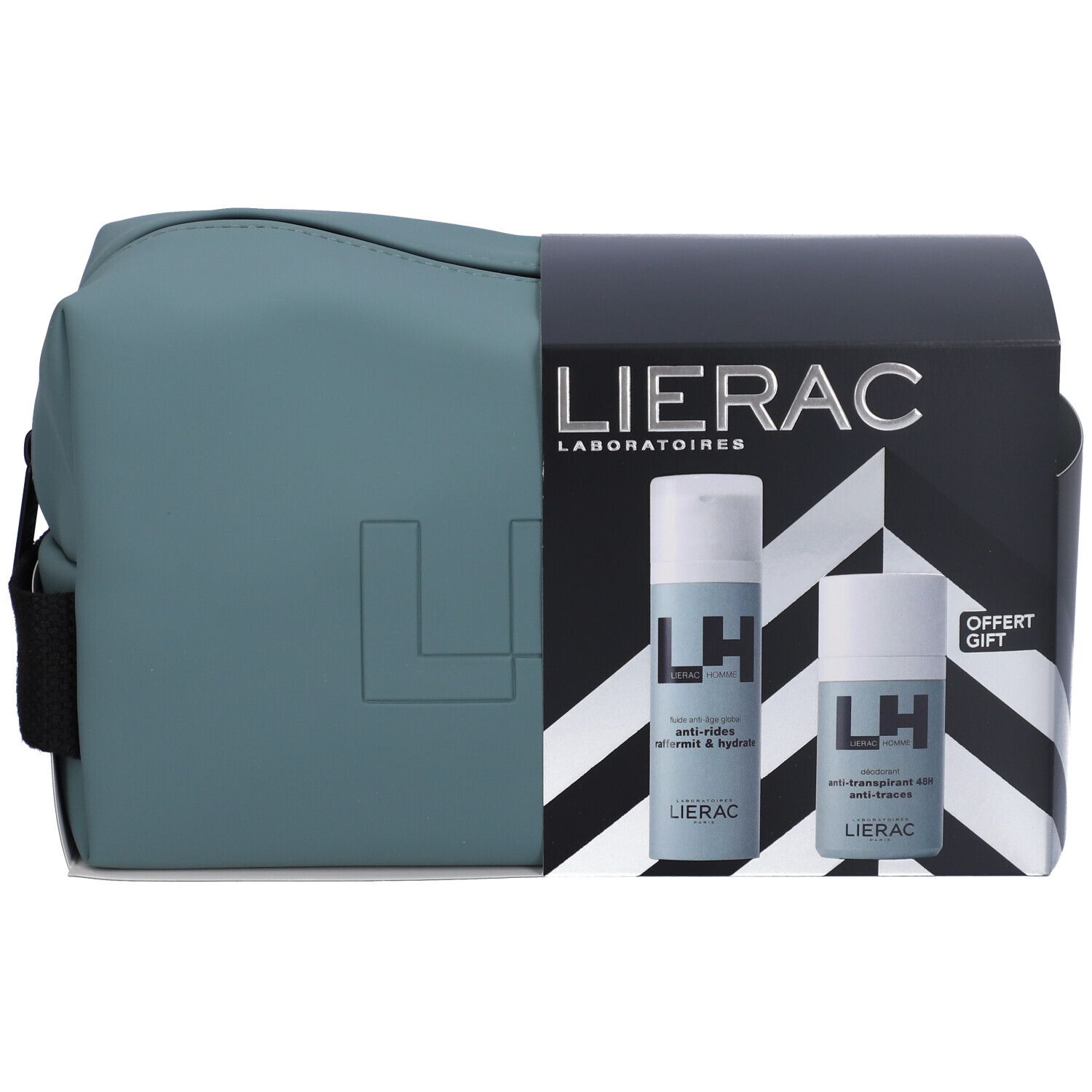 Lierac Set Natale Homme Fluido Anti Età Globale + Deodorante - risparmia il 10% con il codice: lierac10