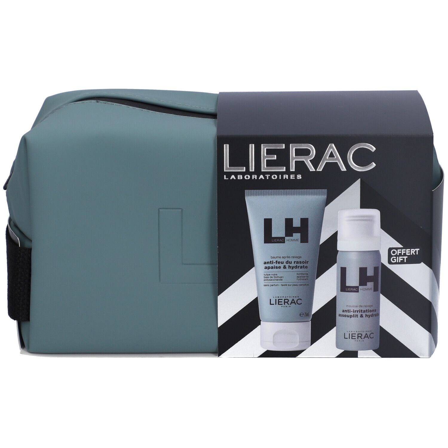 Lierac Set Natale Homme Dopobarba + Schiuma Barba