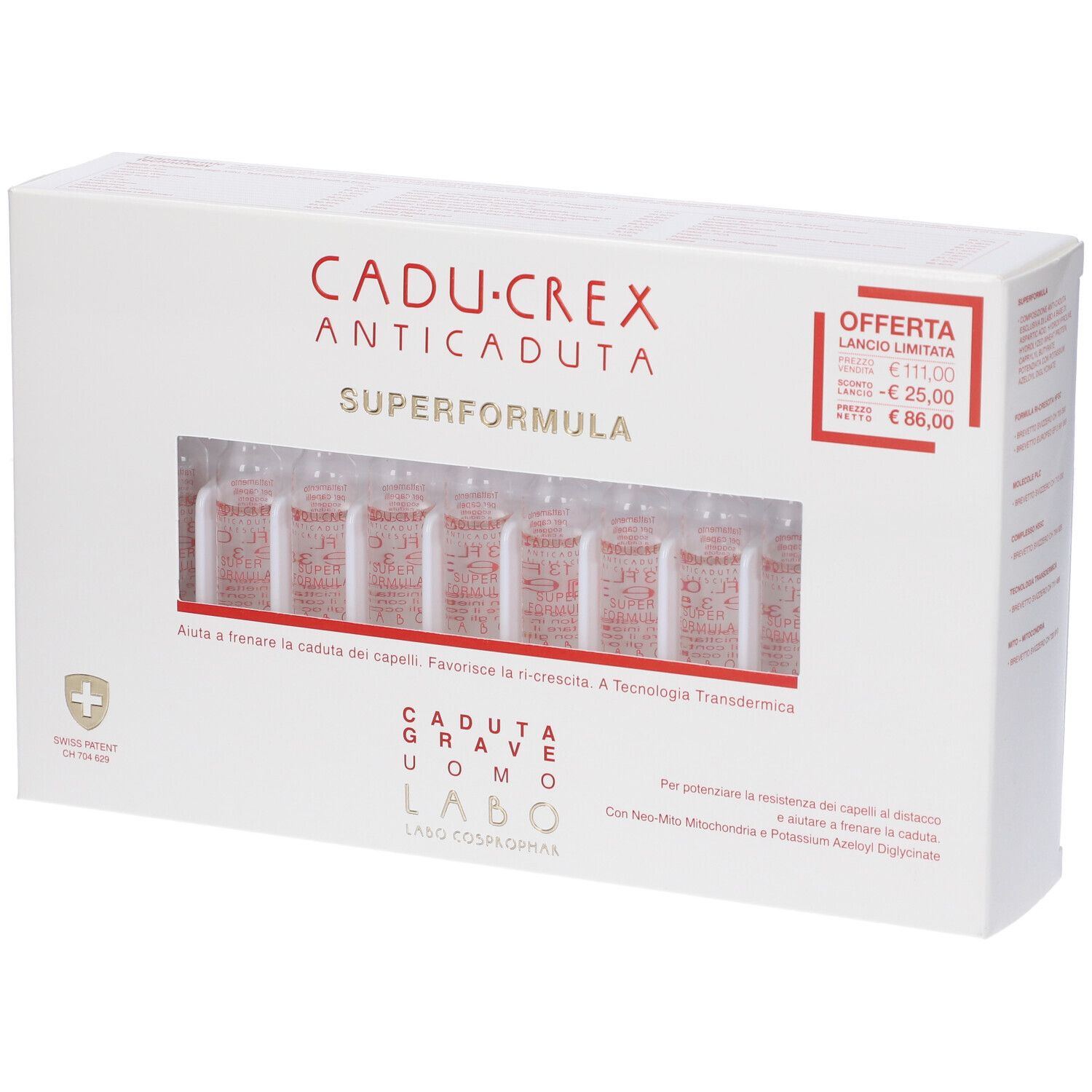 Cadu-Crex Superformula Caduta Grave Uomo Fiale