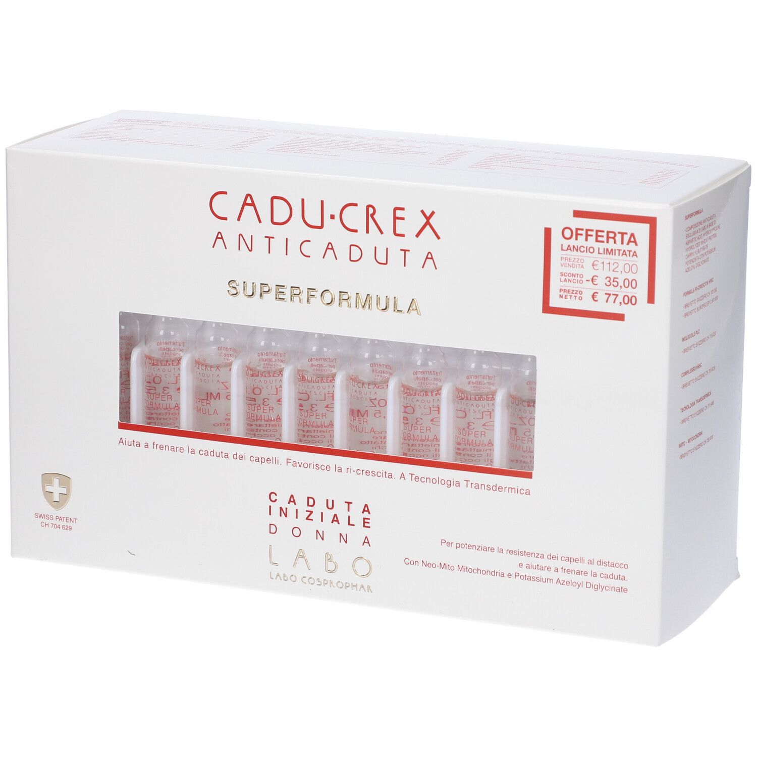Cadu-Crex Superformula Caduta Iniziale Donna Fiale