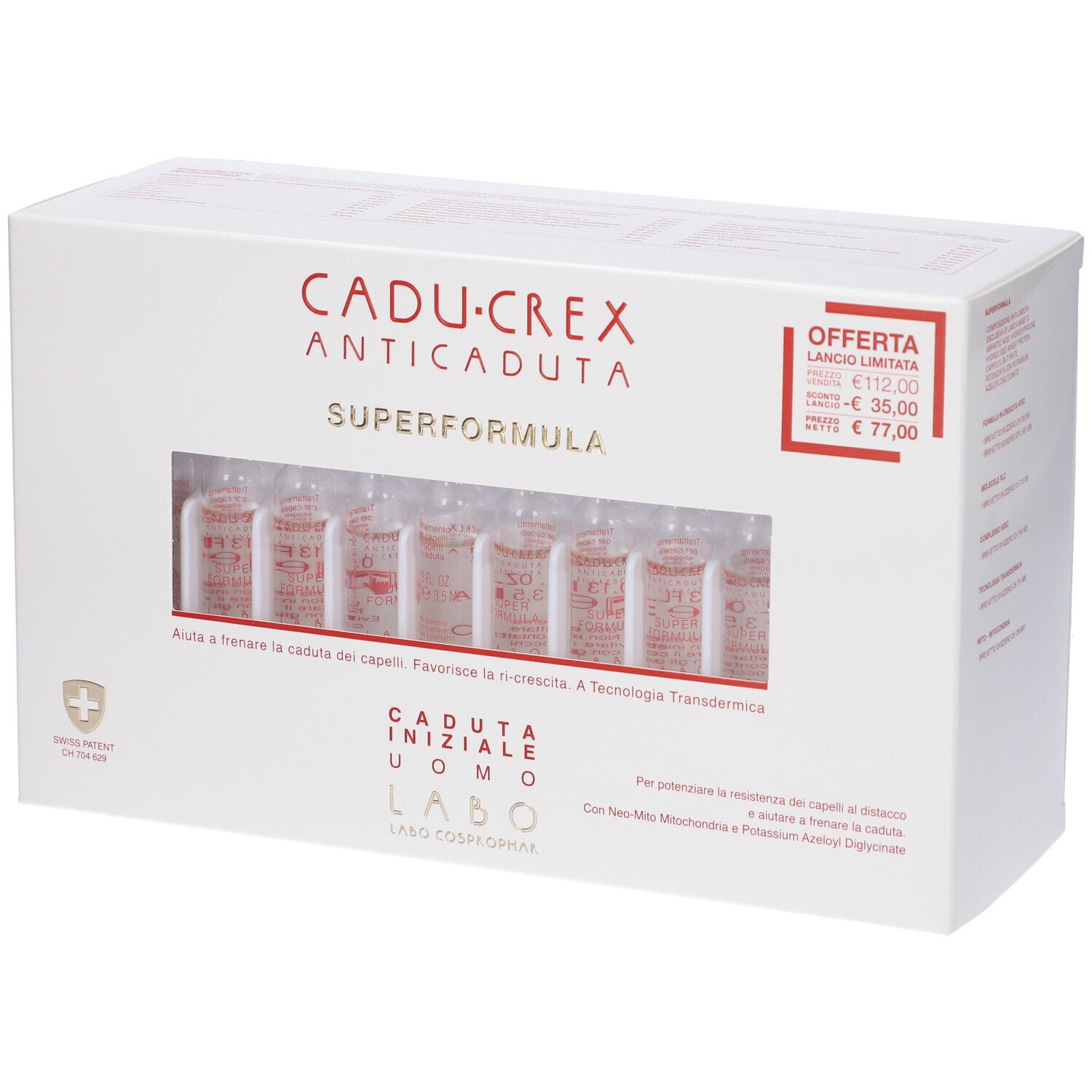 Cadu-Crex Superformula Caduta Iniziale Uomo Fiale