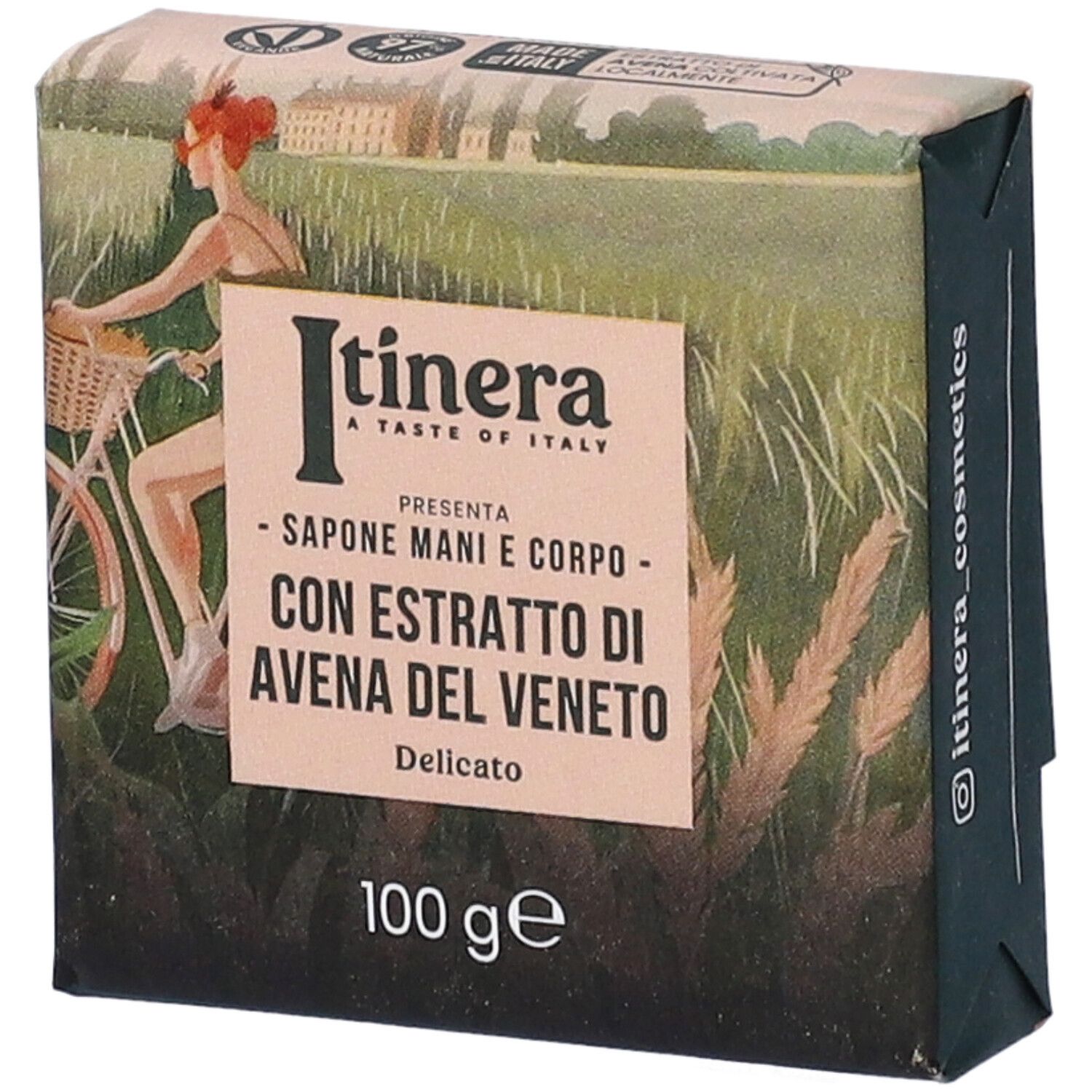 Itinera Sapone Mani e Corpo con Estratto di Avena del Veneto Delicato