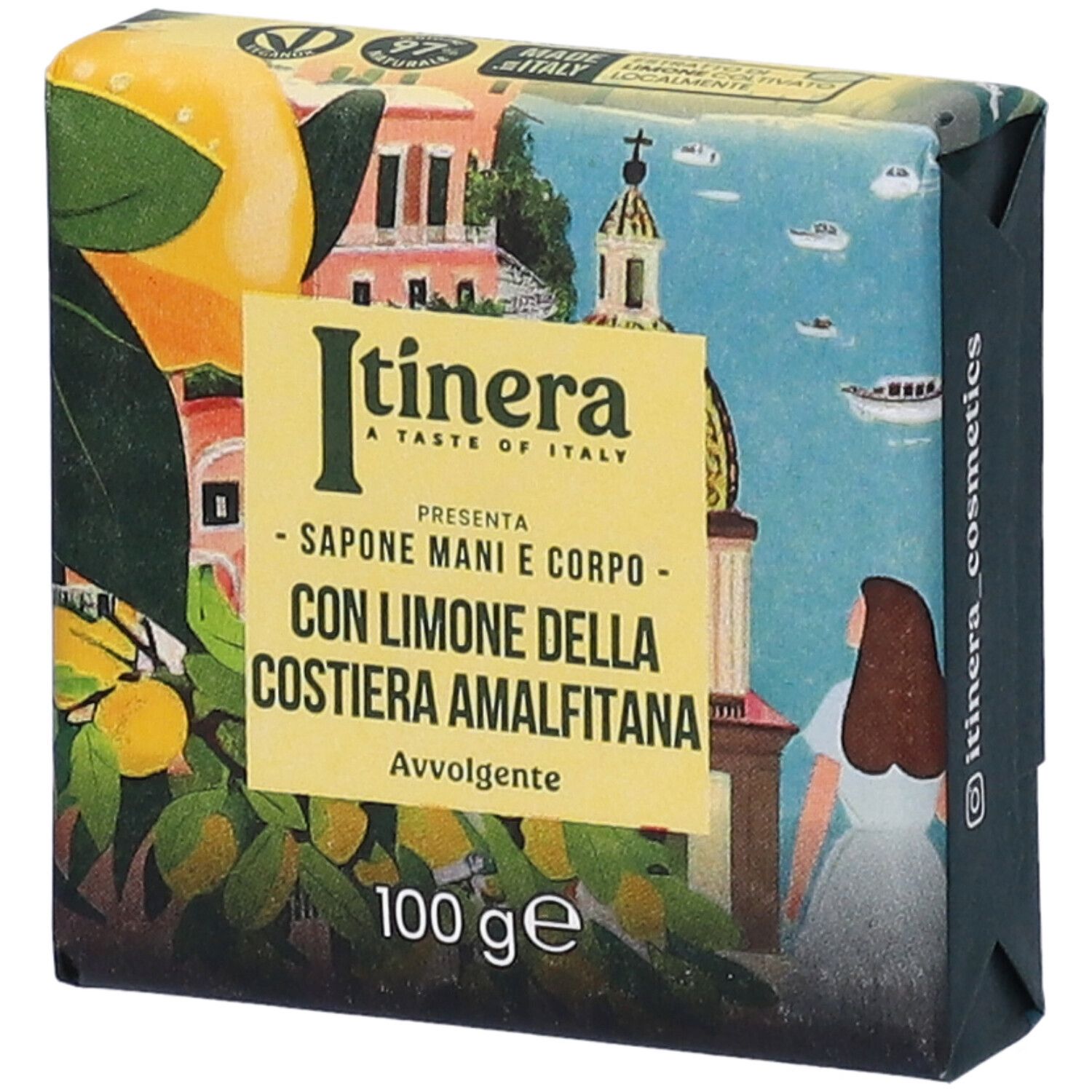 Itinera Sapone Mani e Corpo con Limone della Costiera Amalfitana Avvolgente