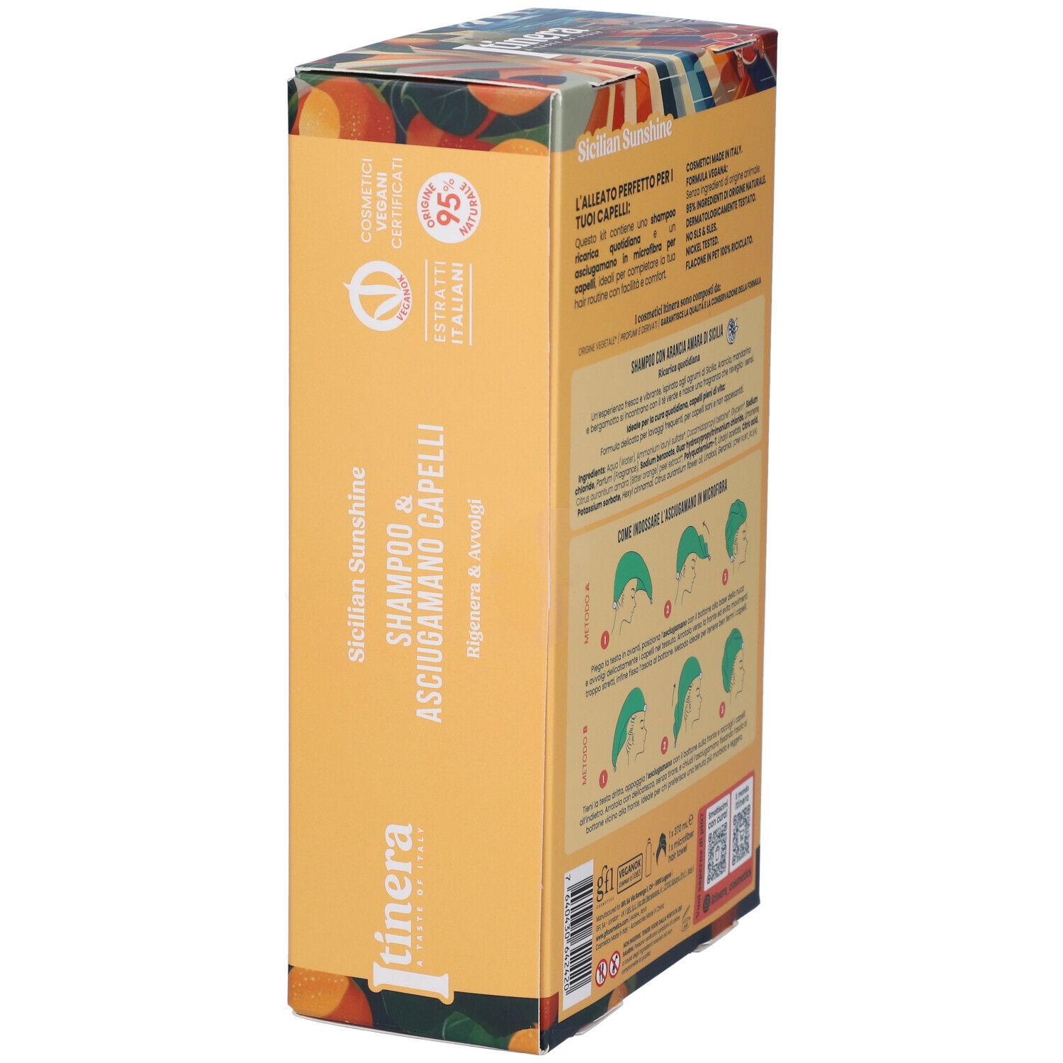 Itinera Sicilian Sunshine Shampoo & Asciugamano Capelli.