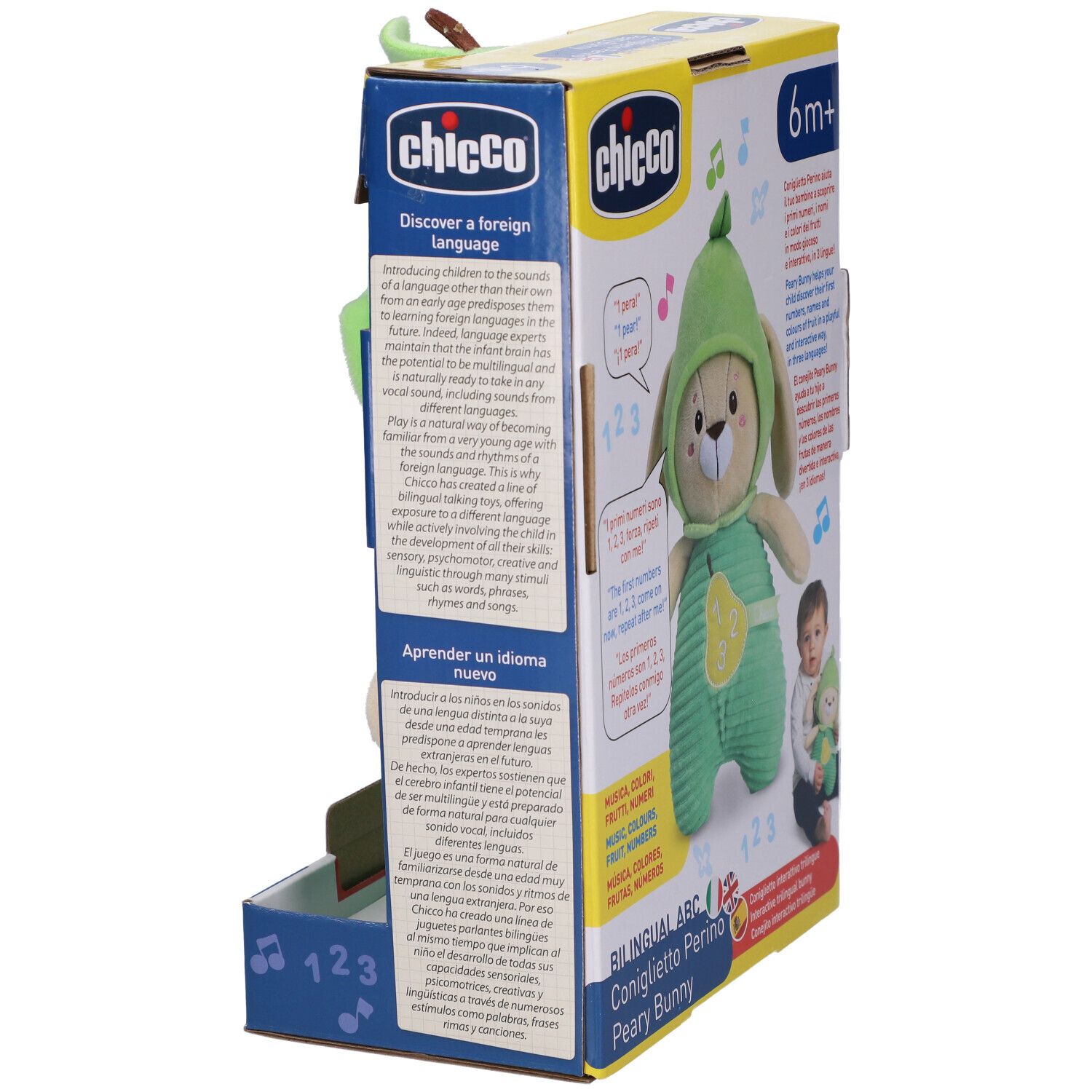 Confezione peluche Chicco 'Conglietto Peary Bunny', 6m+.